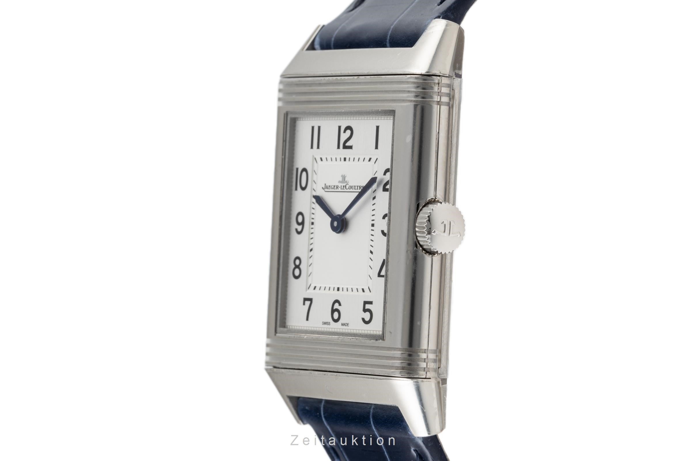 Jaeger LeCoultre Reverso acier quartz montre pour hommes Q2518540, 222.8.47 LP: 7750EUR  [2302241]