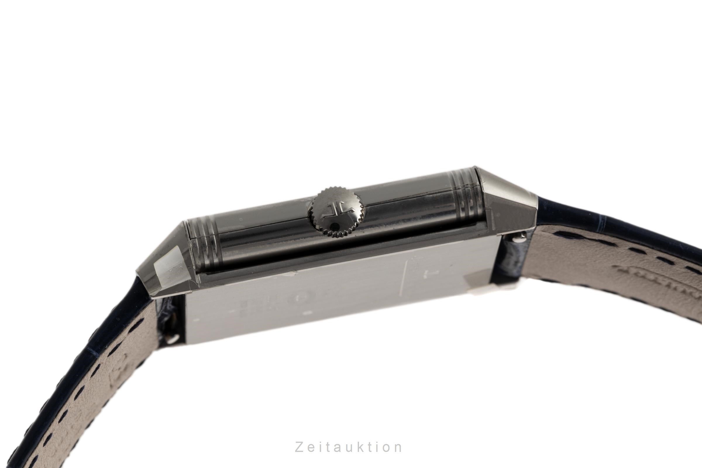 Jaeger LeCoultre Reverso acier quartz montre pour hommes Q2518540, 222.8.47 LP: 7750EUR  [2302241]