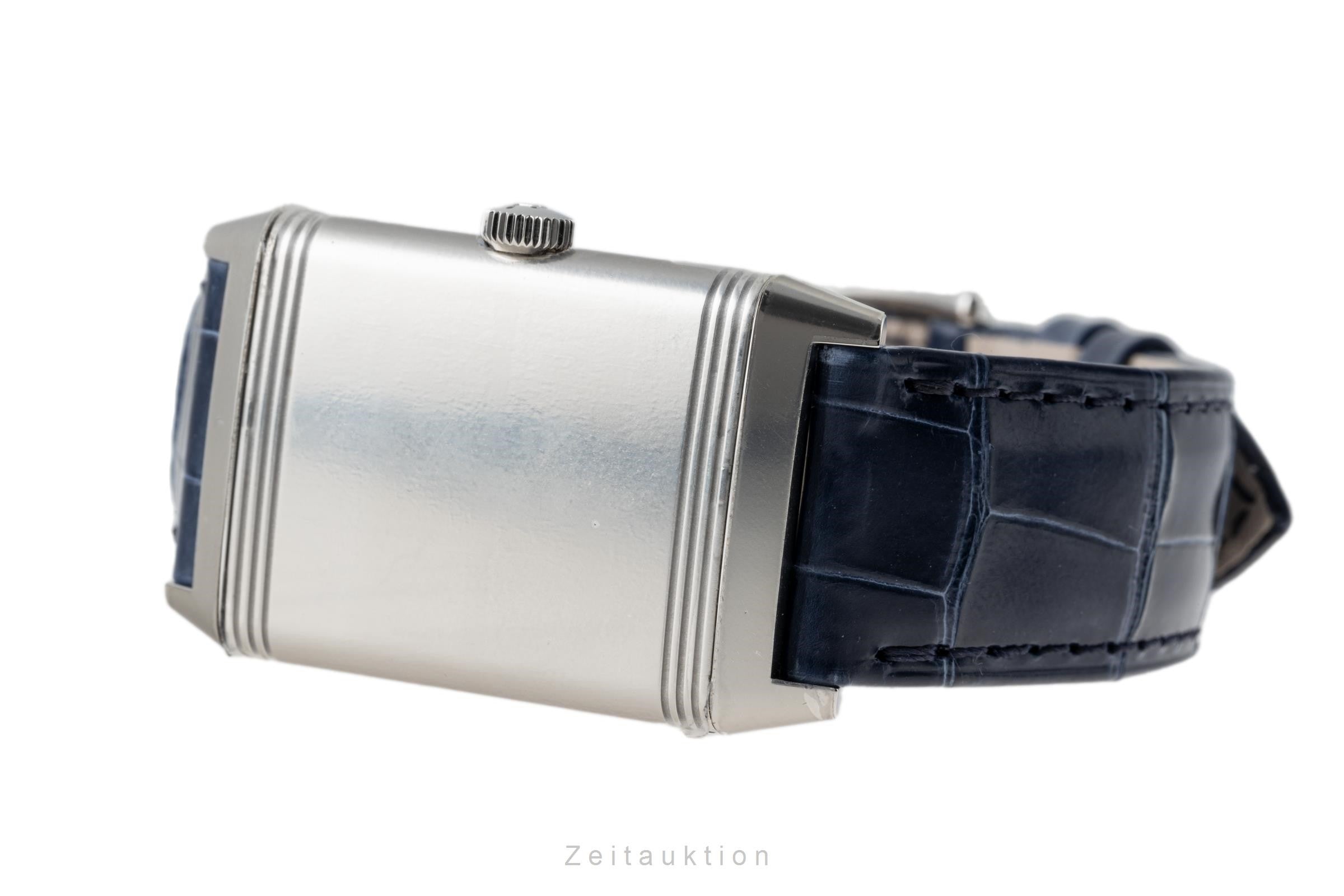 Jaeger LeCoultre Reverso acier quartz montre pour hommes Q2518540, 222.8.47 LP: 7750EUR  [2302241]