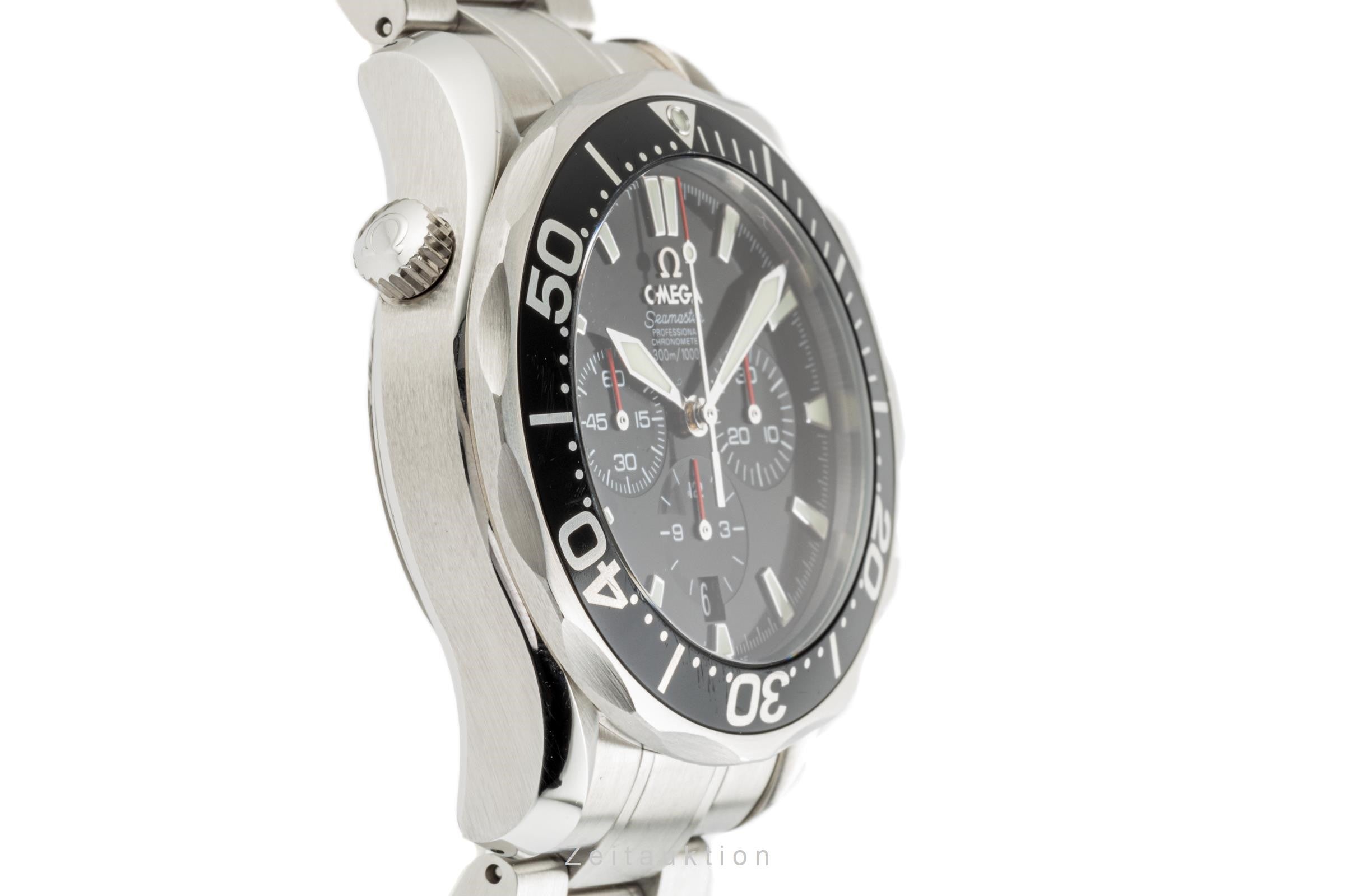 Omega Seamaster chronographe acier automatique montre pour hommes 2594.52.00 LP: 5000EUR  [2302263]
