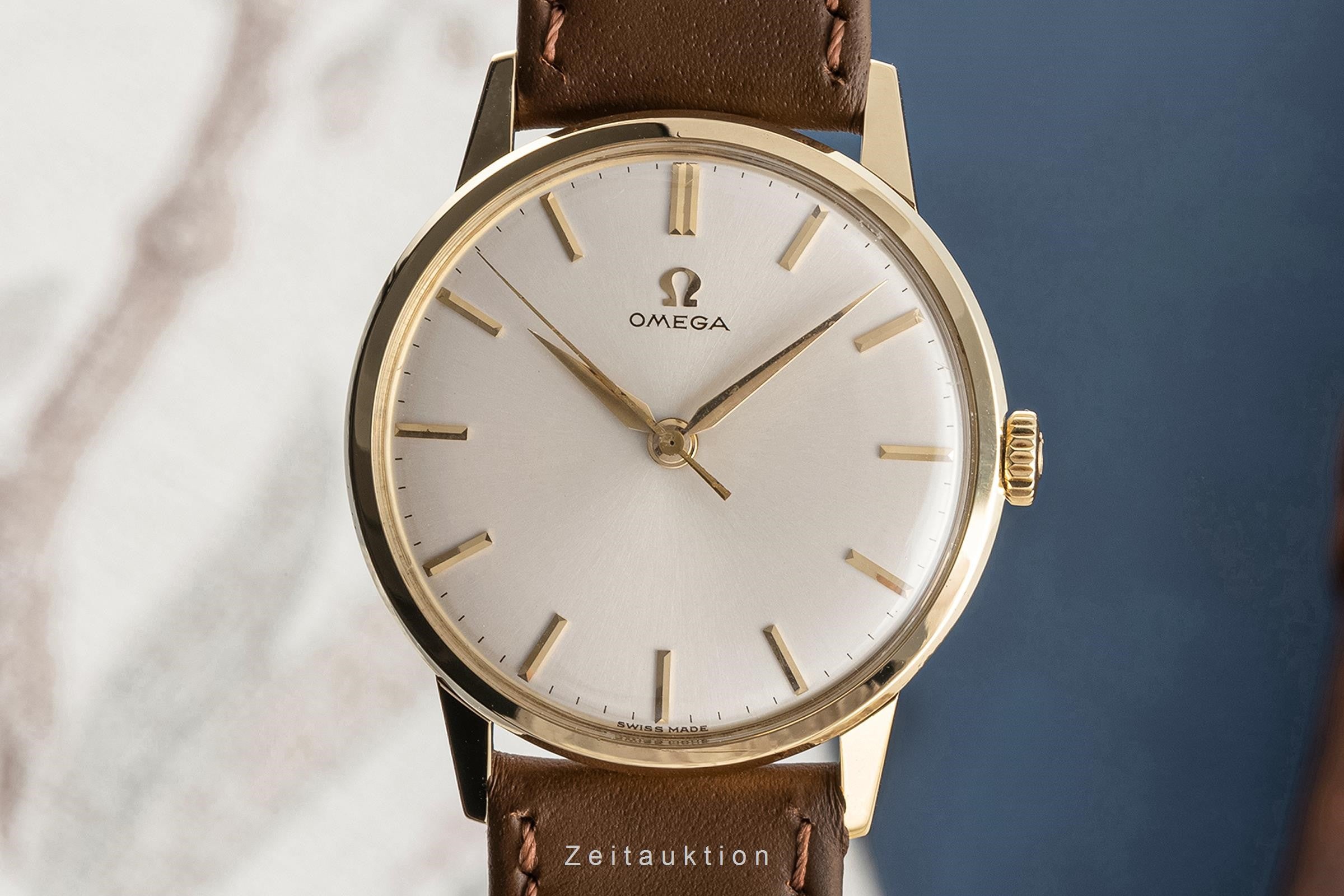 Omega 18 ct gold manual winding men's watch 14720.61  [2302275]