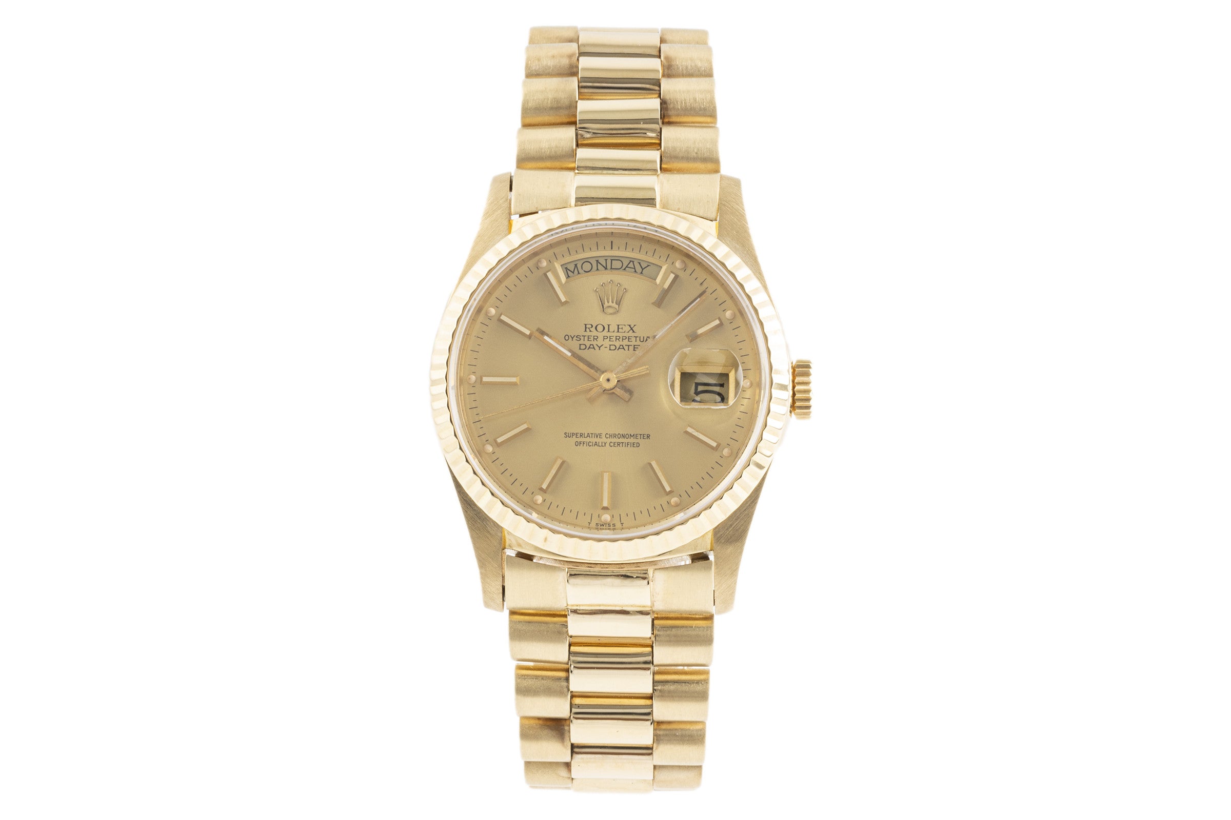 Rolex Day-Date or 18 ct automatique montre pour hommes 18038  [2302285]