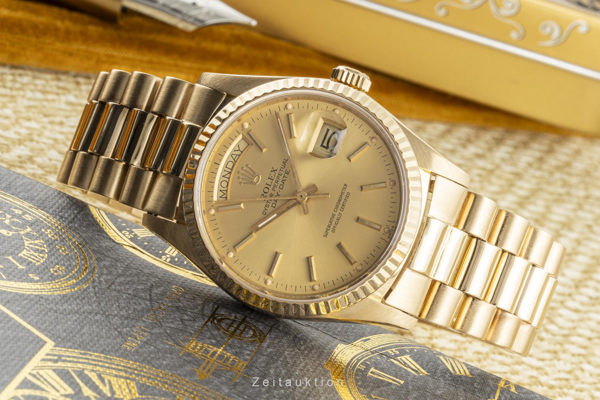 Rolex Day-Date or 18 ct automatique montre pour hommes 18038  [2302285]