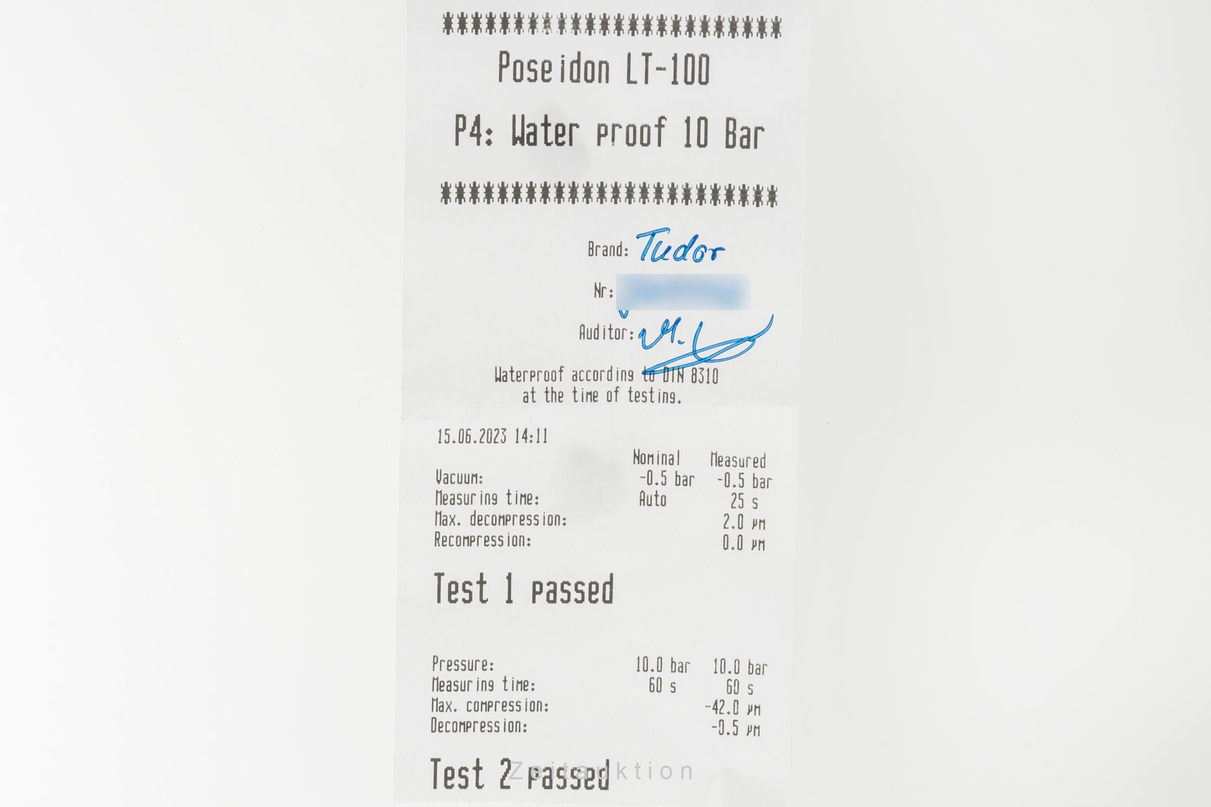 Tudor Hydronaut II steel automatic men's watch 20060 LP: 4360EUR  [2302293]