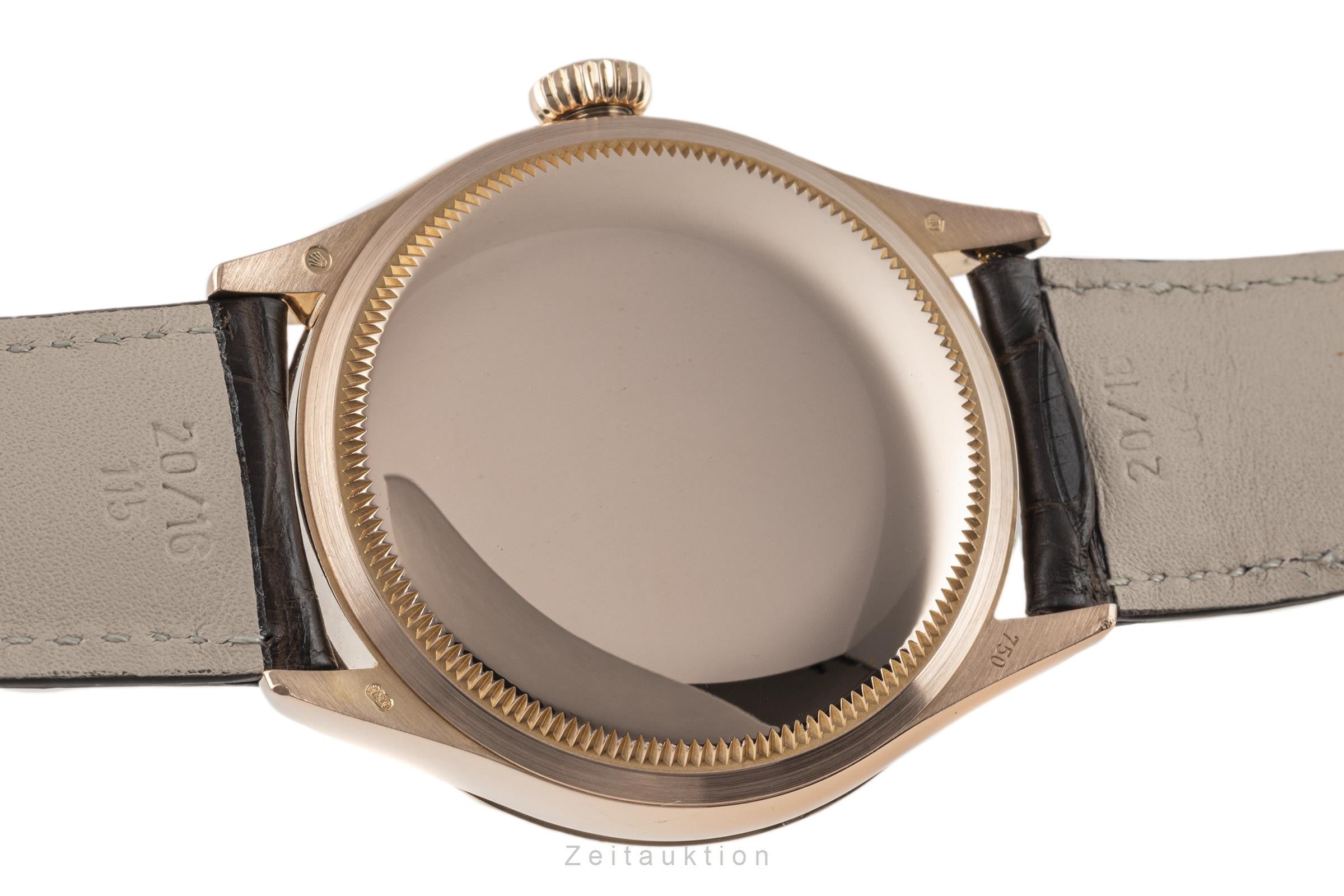 Rolex Cellini Time 18K (0,750) Rosegold Automatik Herrenuhr Gold Ref. 50505 [2302301]