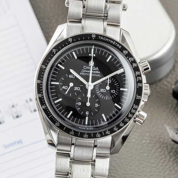 Omega Speedmaster Moonwatch chronograph steel manual winding men's watch STZ005923, 311.30.42.30.01.005  [2302318]