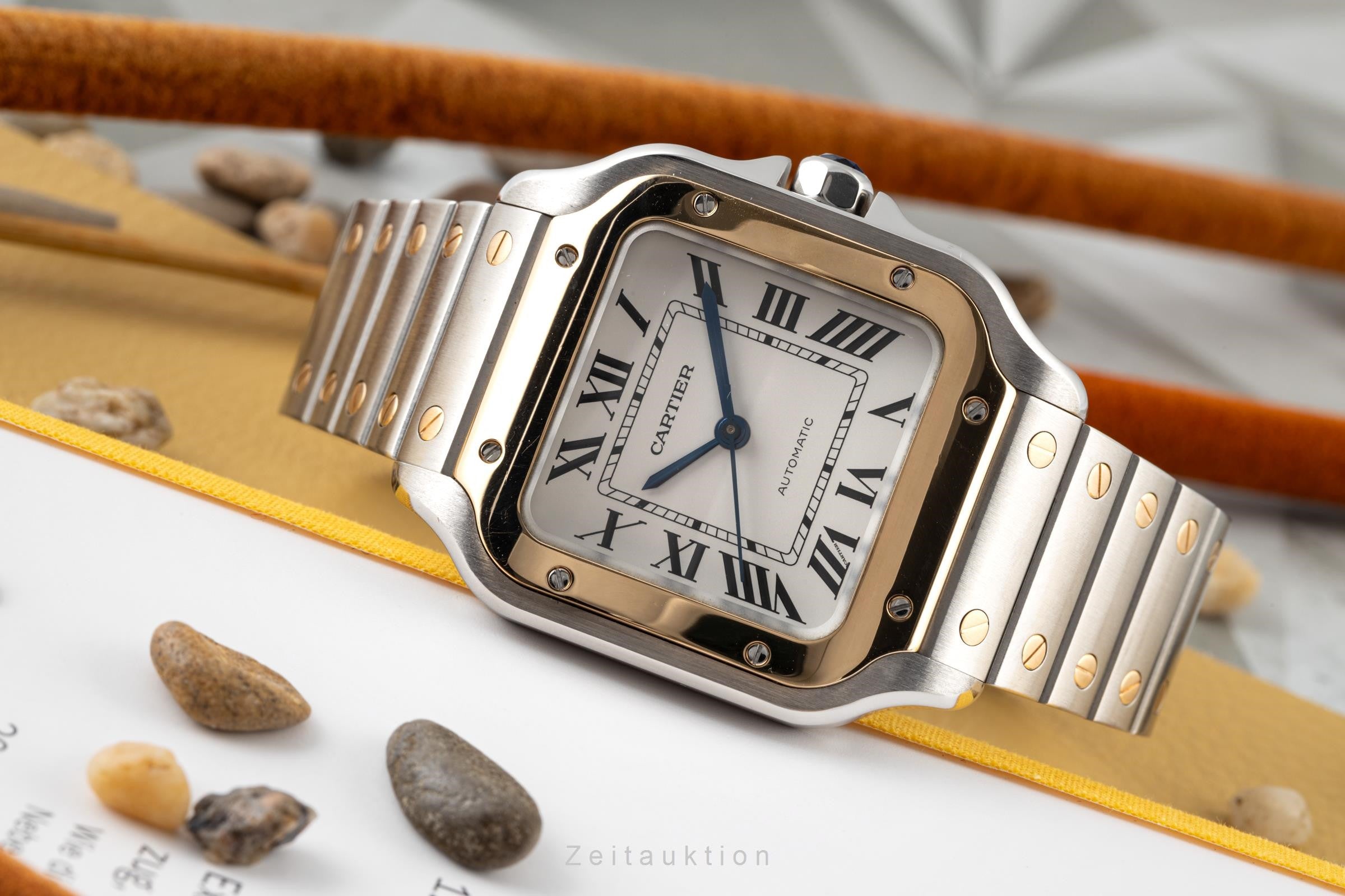 Cartier Santos acero / oro automático reloj para caballeros W2SA0007 LP: 11100EUR  [2302320]