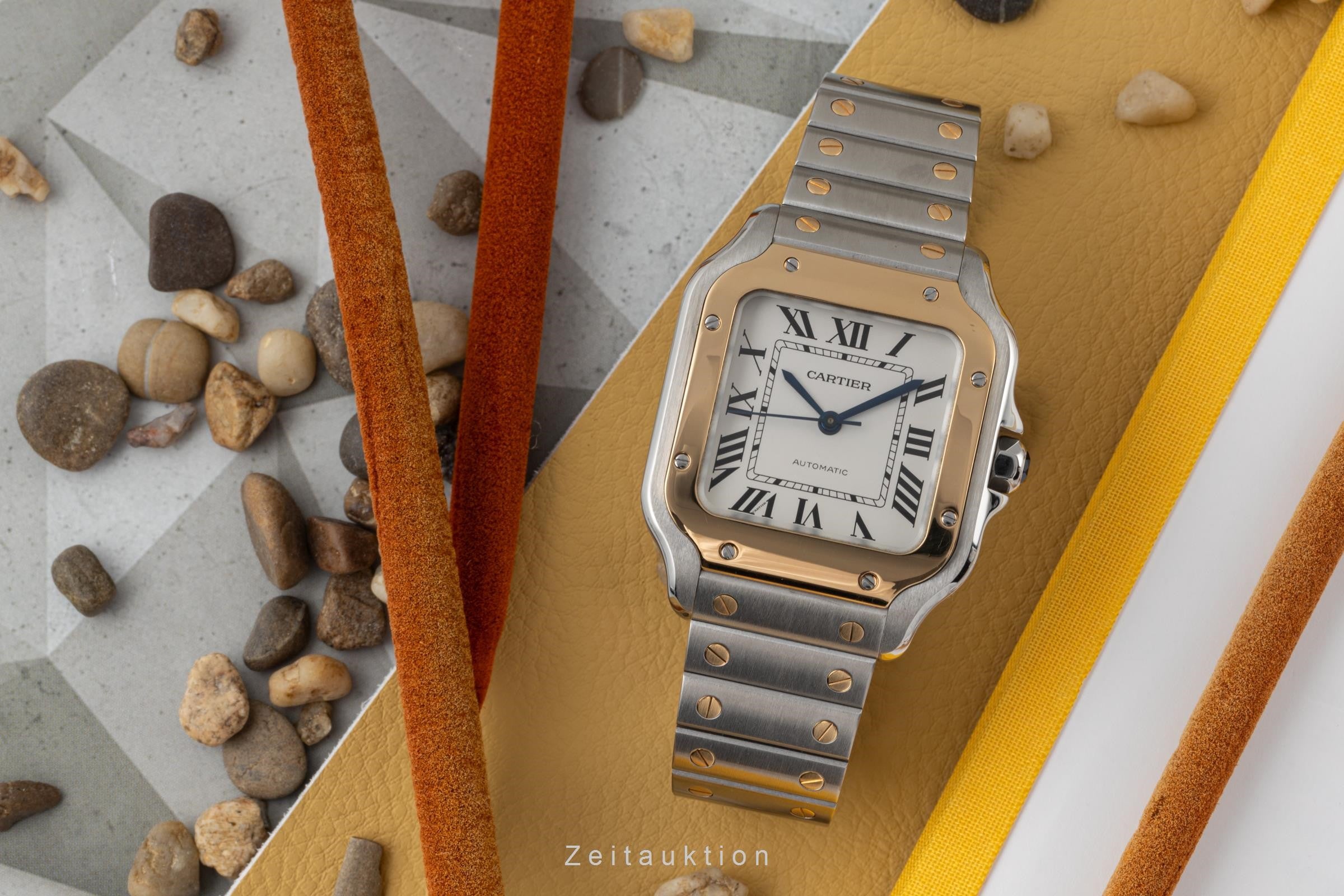 Cartier Santos steel gold automatic 1847-2MC W2SA0007