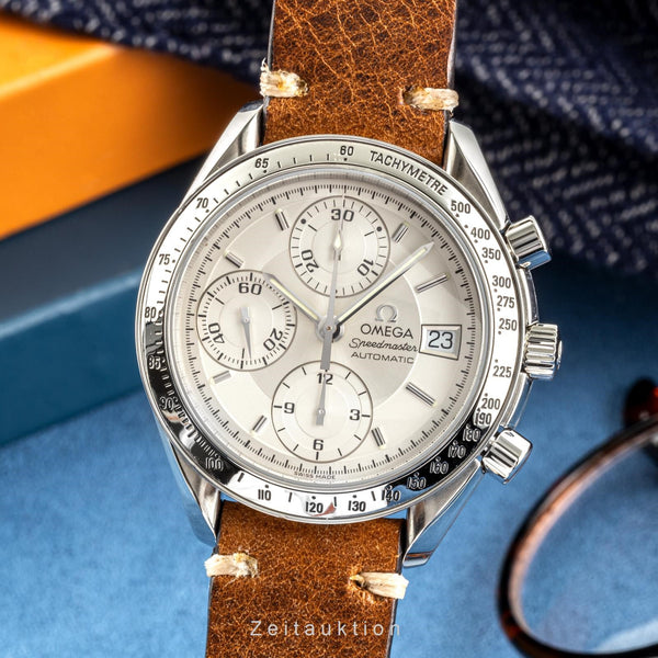 Omega Speedmaster chronograph steel automatic men's watch 175.0083, 3513.30.00  [2302348]
