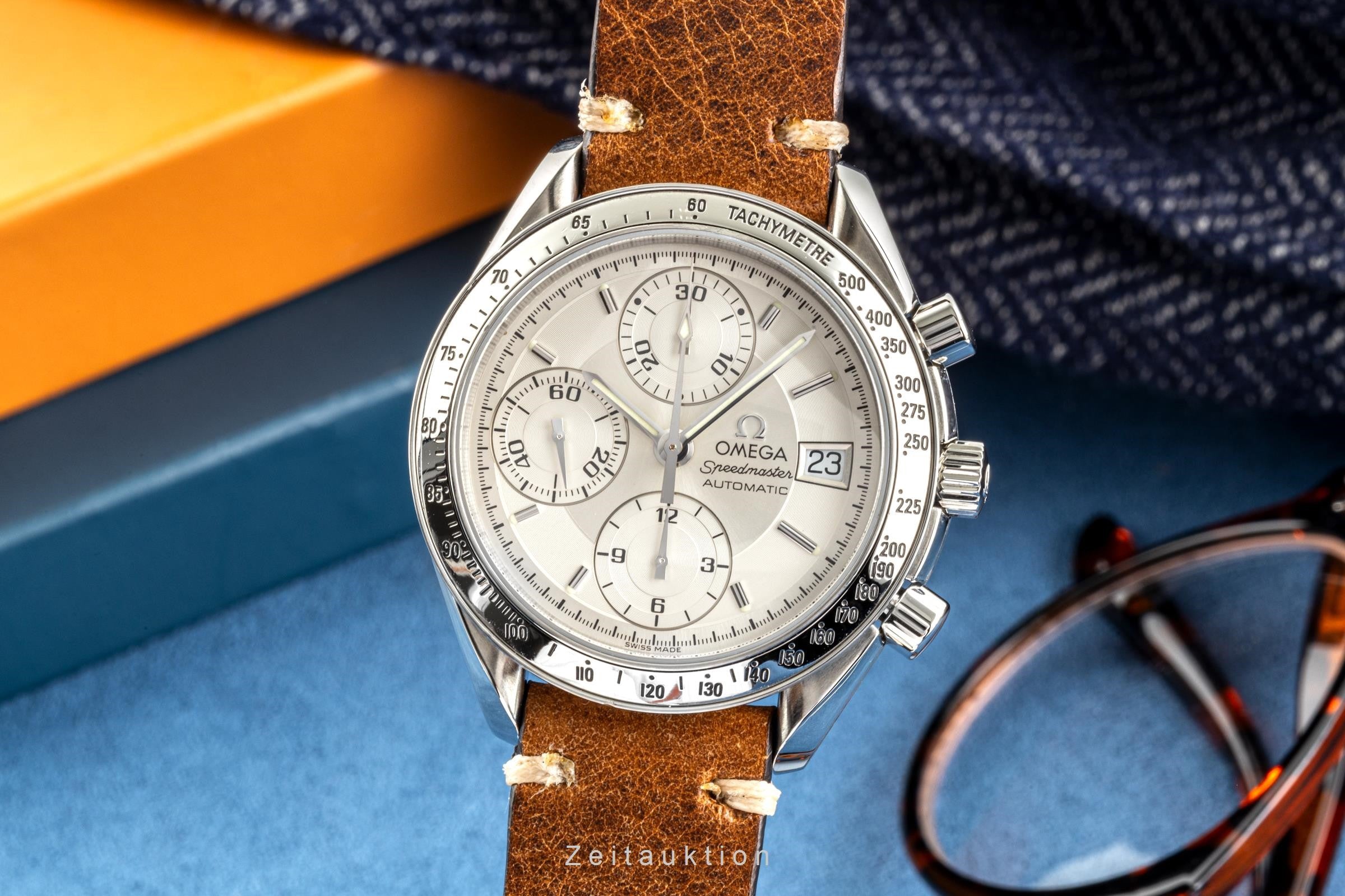 Omega Speedmaster chronograph steel automatic men's watch 175.0083, 3513.30.00  [2302348]
