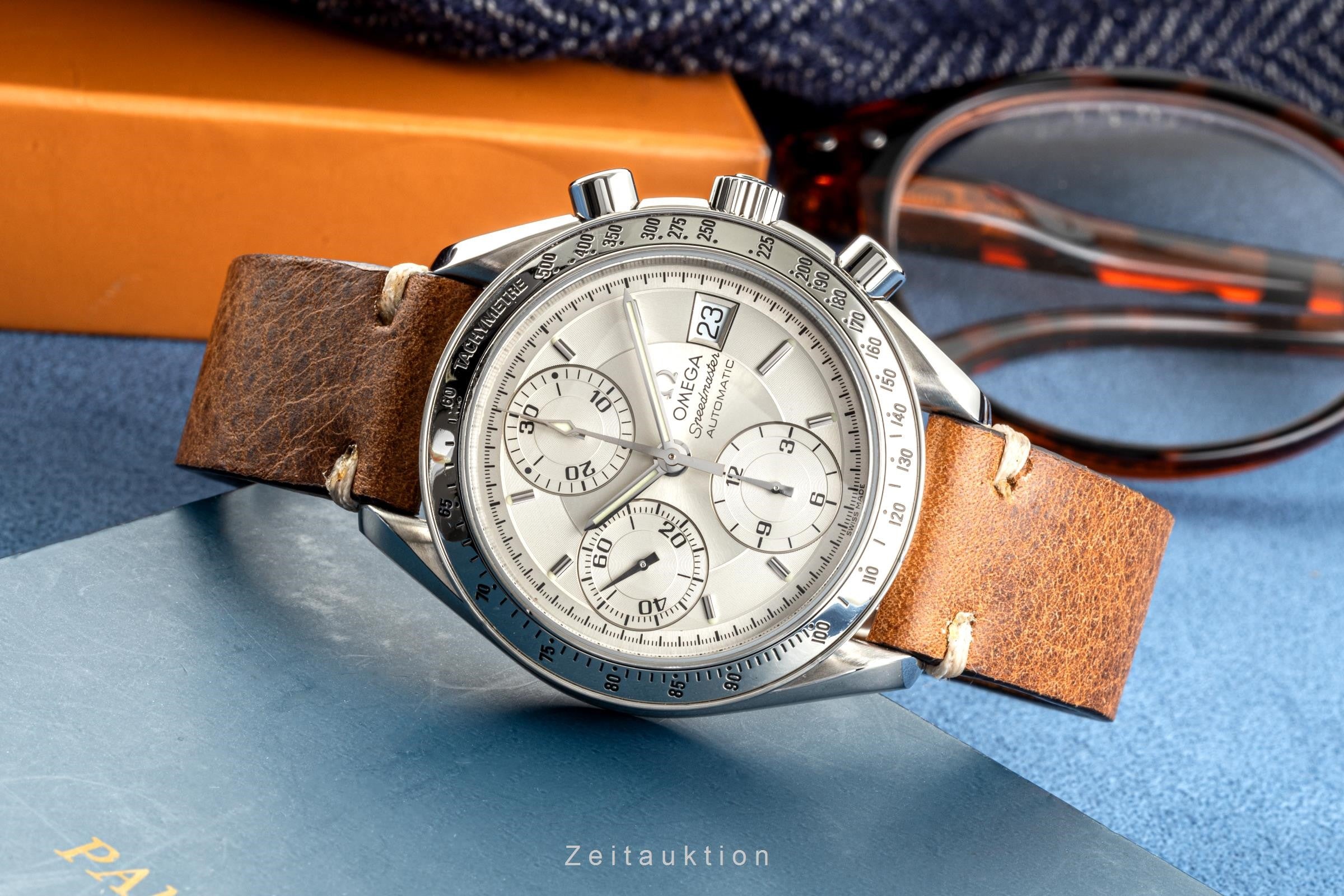 Omega Speedmaster chronograph steel automatic men's watch 175.0083, 3513.30.00  [2302348]