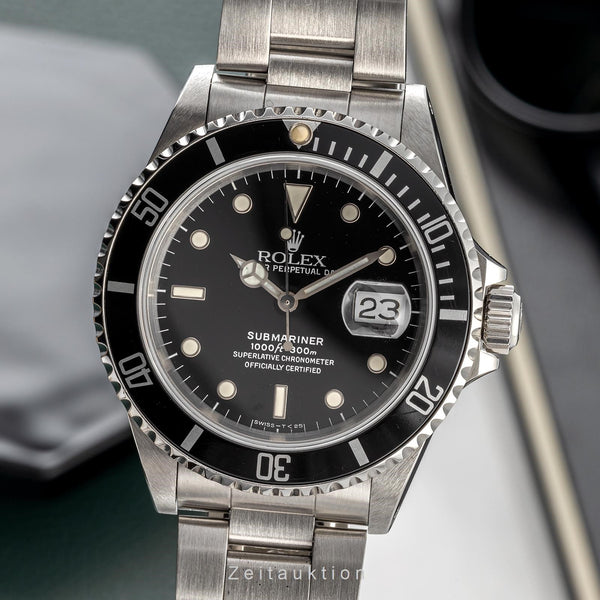 Rolex Submariner Date Oyster Perpetual Automatik Herrenuhr Edelstahl Ref. 16610 [2302380]