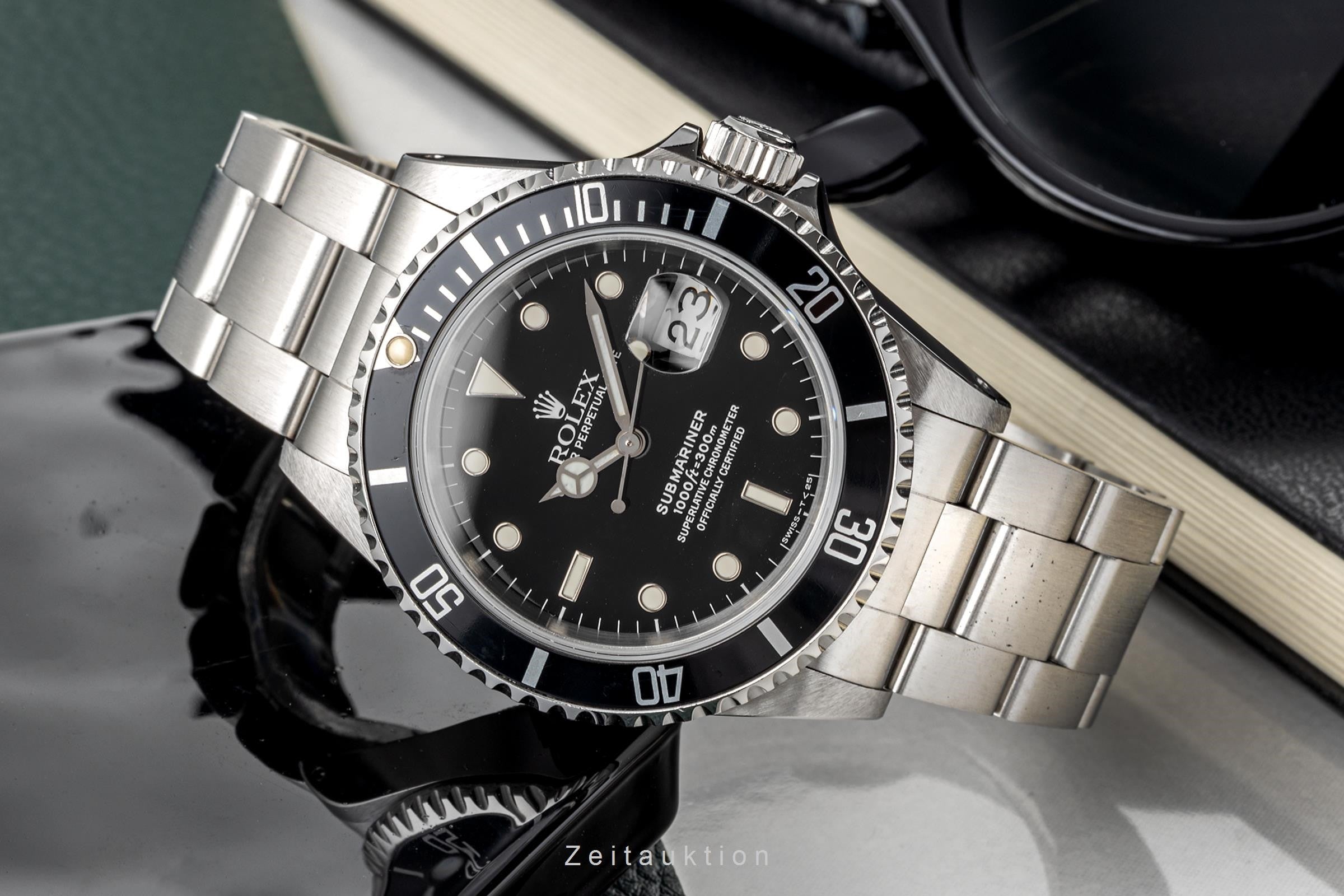 Rolex Submariner Date Oyster Perpetual Automatik Herrenuhr Edelstahl Ref. 16610 [2302380]