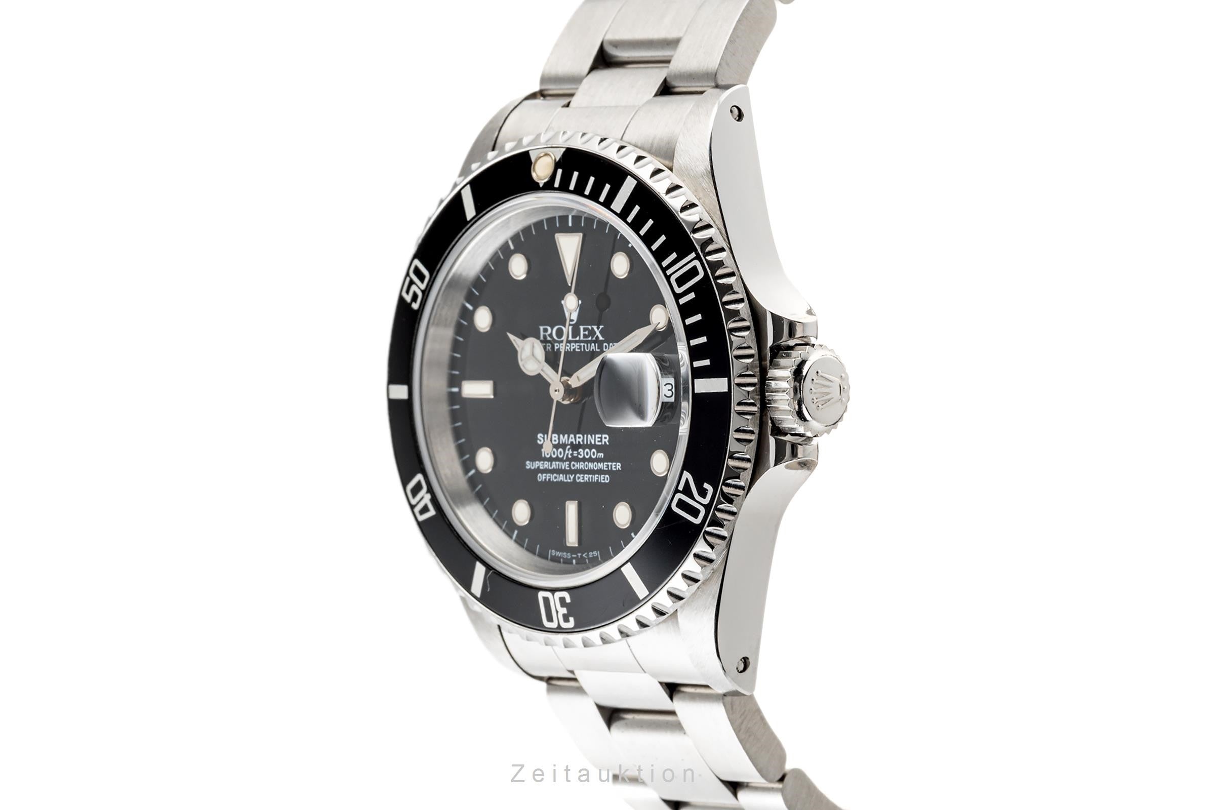 Rolex Submariner Date Oyster Perpetual Automatik Herrenuhr Edelstahl Ref. 16610 [2302380]
