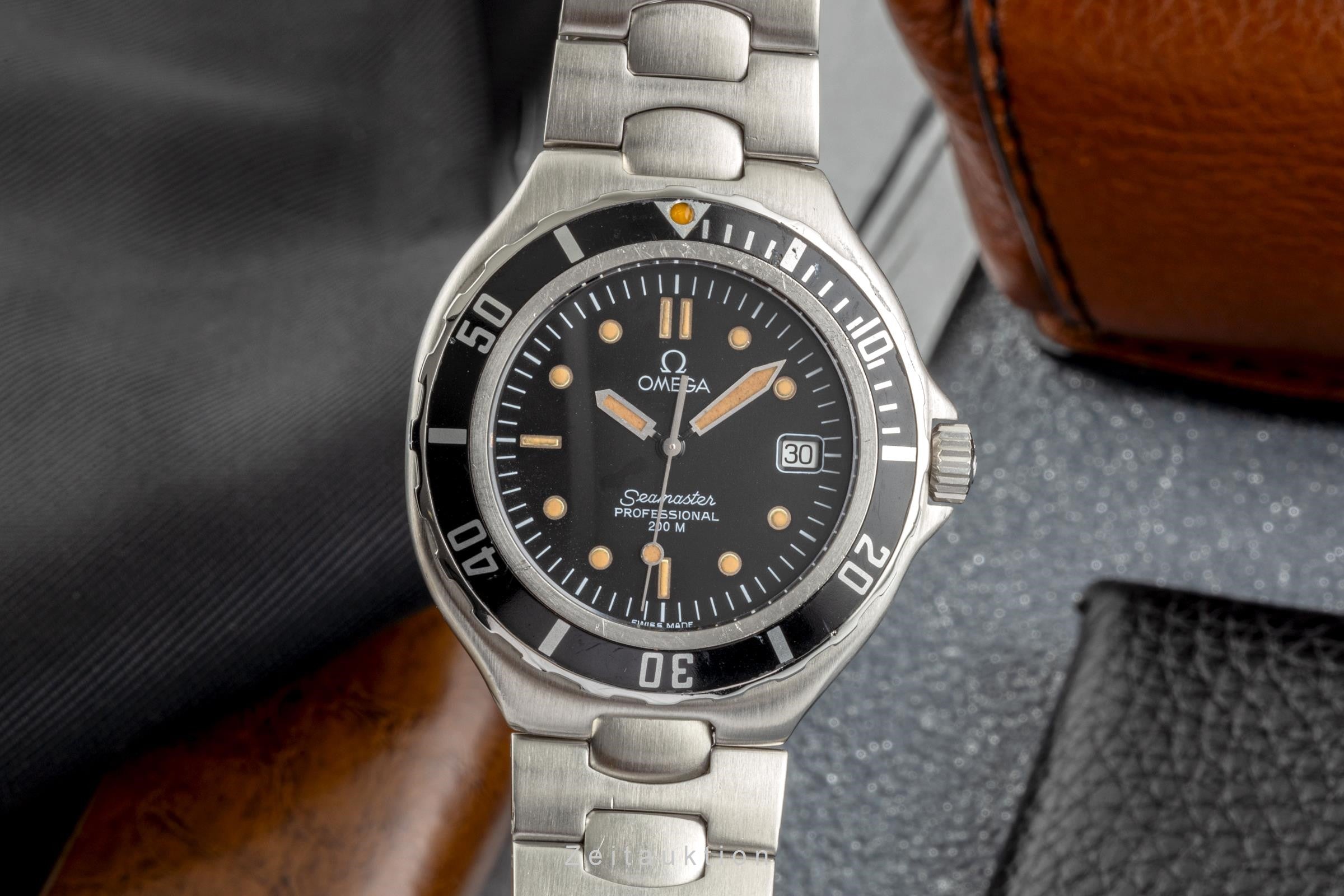 Omega Seamaster steel quartz men's watch 396.1062  [2302401]