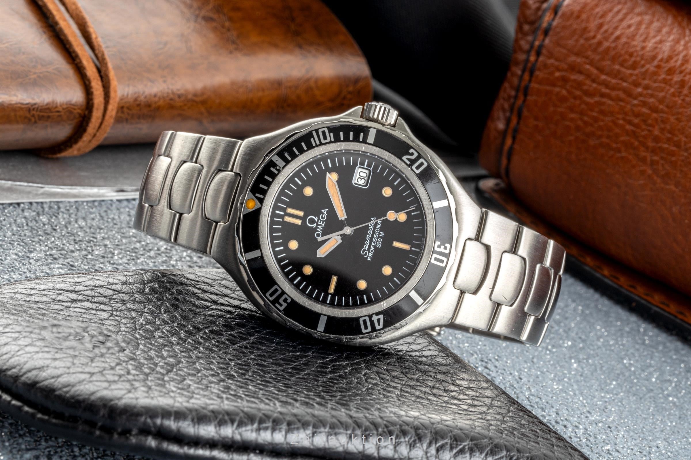 Omega Seamaster steel quartz men's watch 396.1062  [2302401]