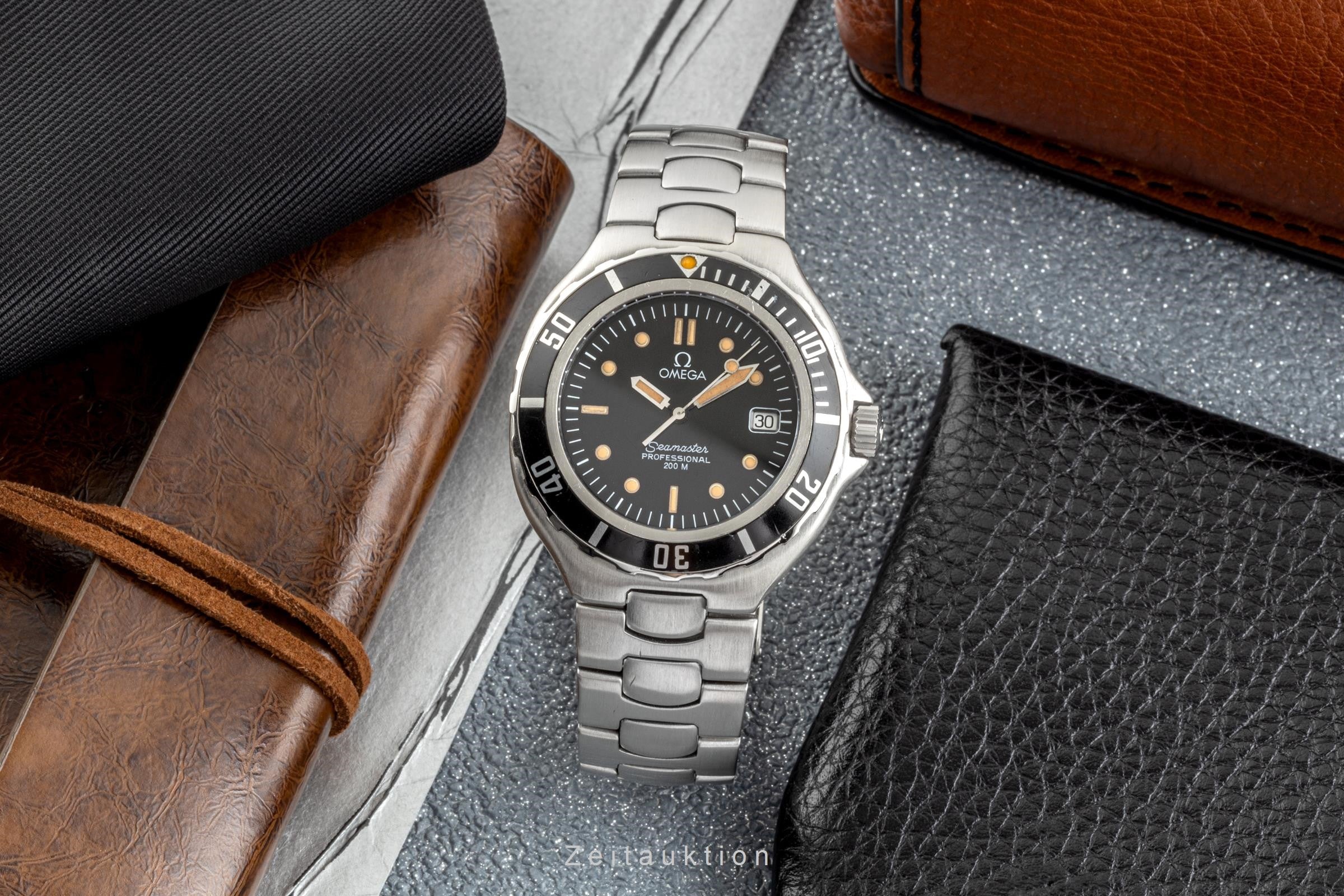 Omega Seamaster steel quartz men's watch 396.1062  [2302401]