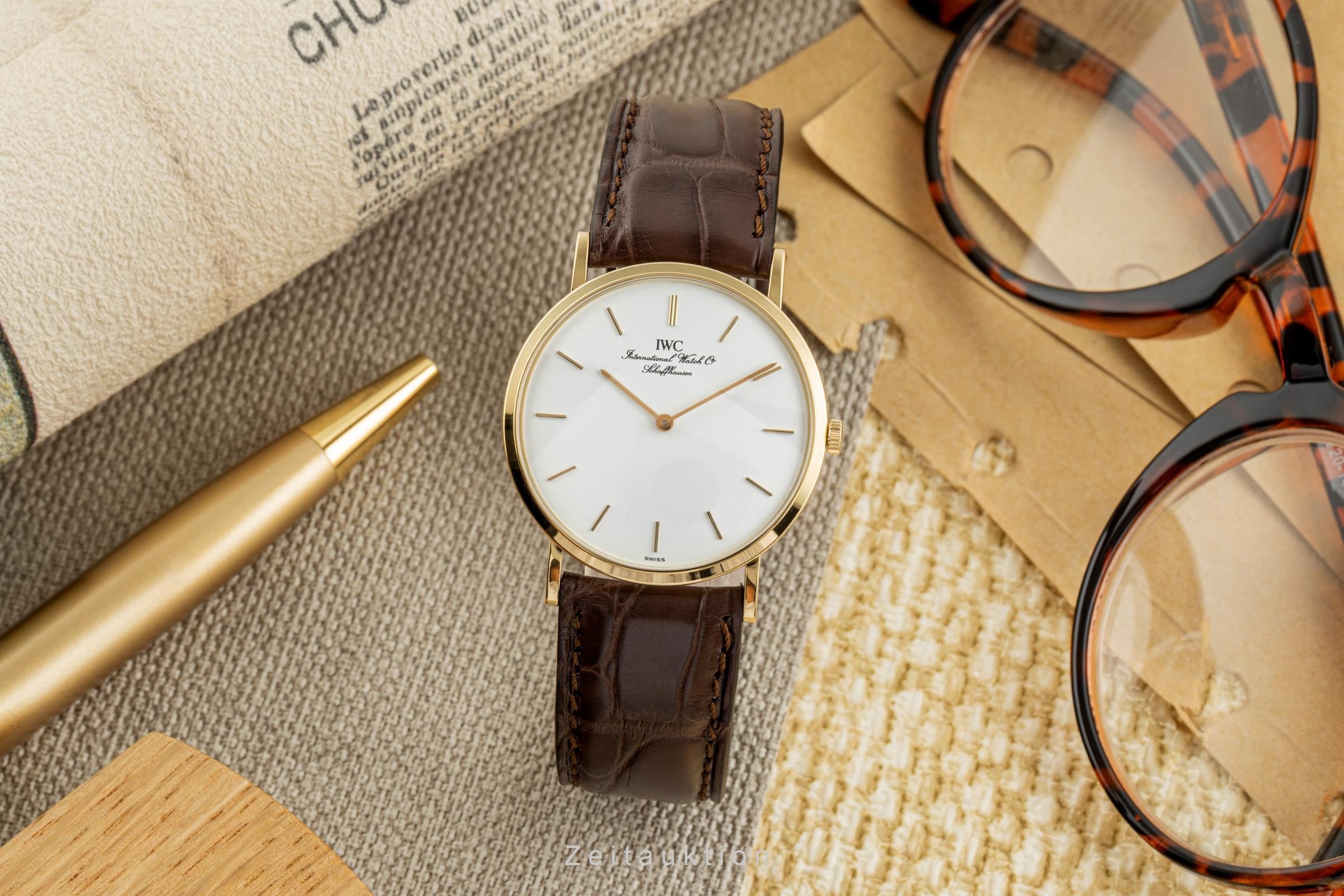 IWC Portofino 18 ct gold manual winding men's watch IW201001  [2302410]