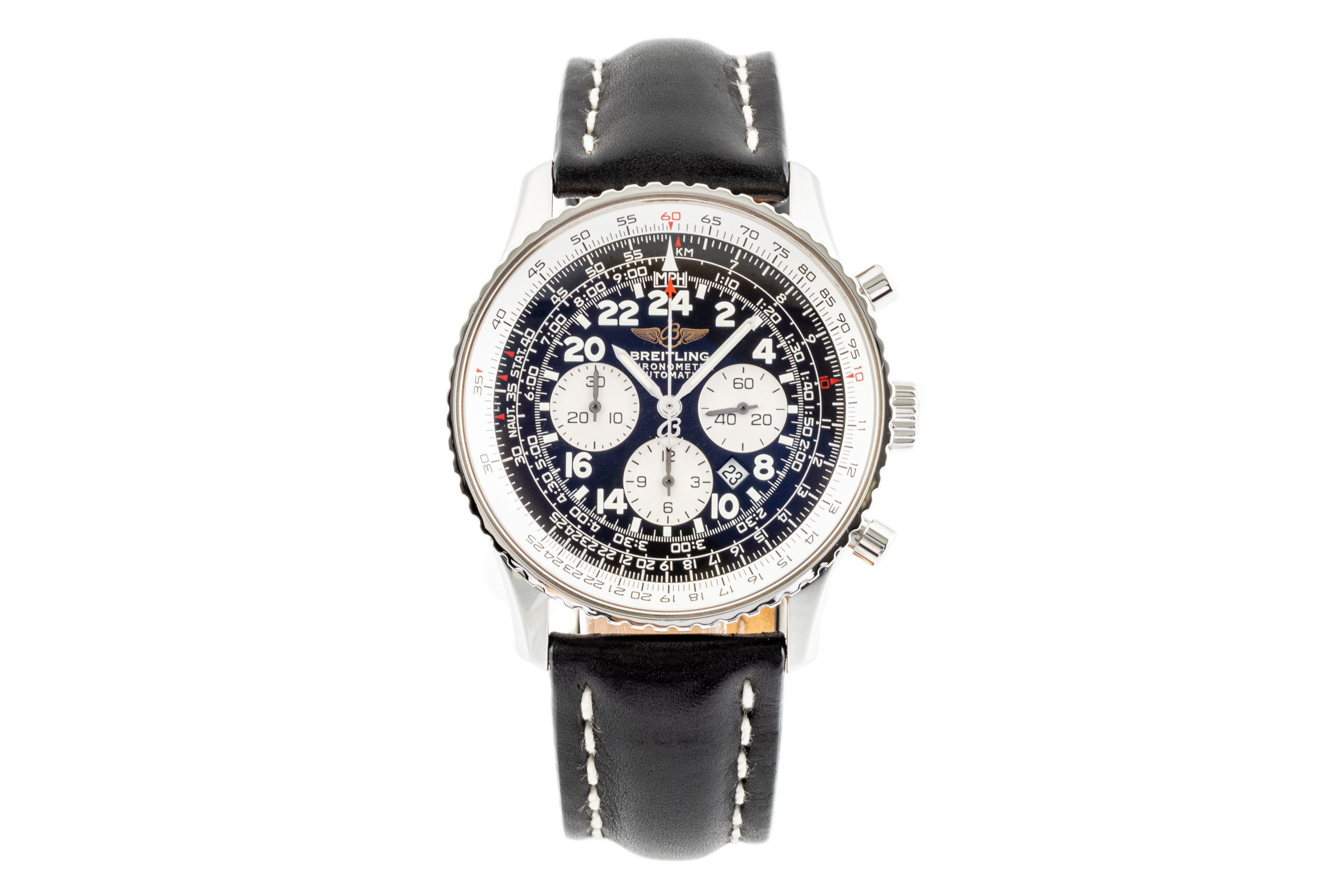 Breitling Navitimer Cosmonaut Chronograph Automatik Stahl Herrenuhr Ref. A22322 [2302439]