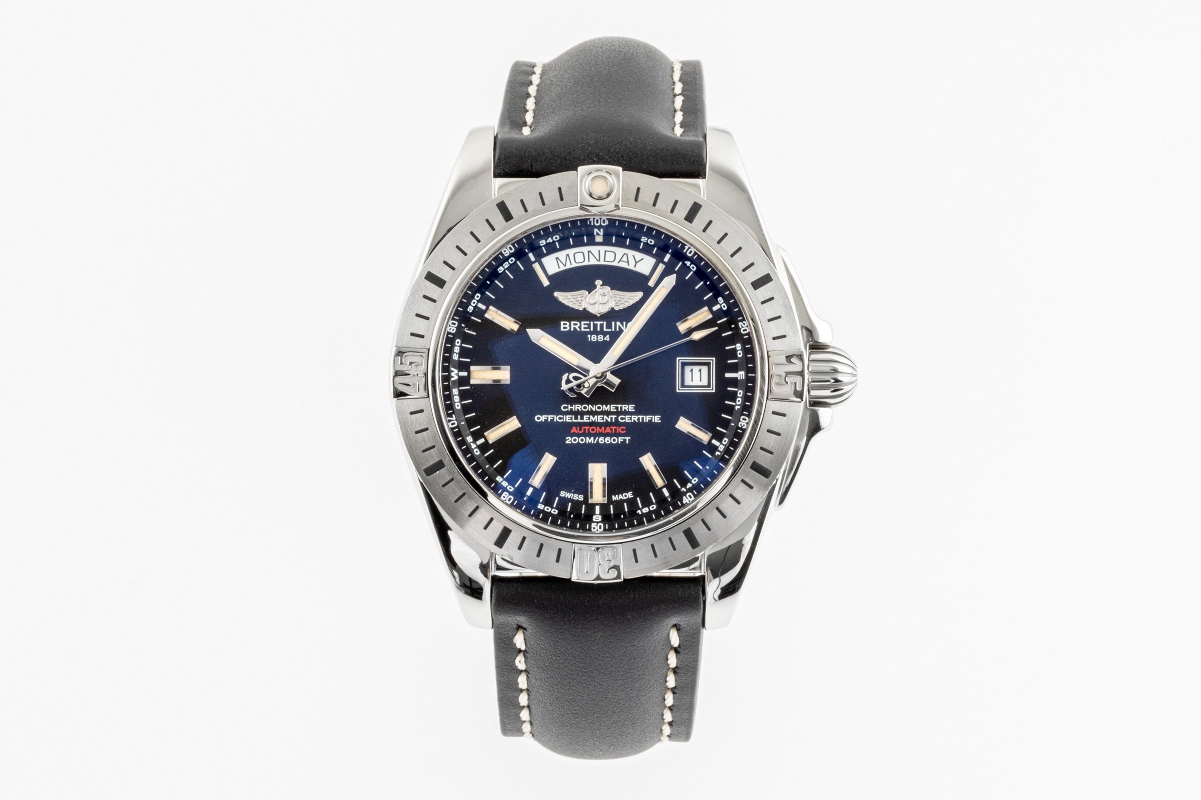 Breitling Galactic 44 Automatik Day-Date Edelstahl Herrenuhr Ref. A45320 [2302476]