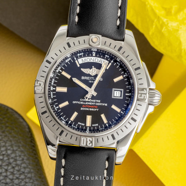 Breitling Galactic 44 Automatik Day-Date Edelstahl Herrenuhr Ref. A45320 [2302476]