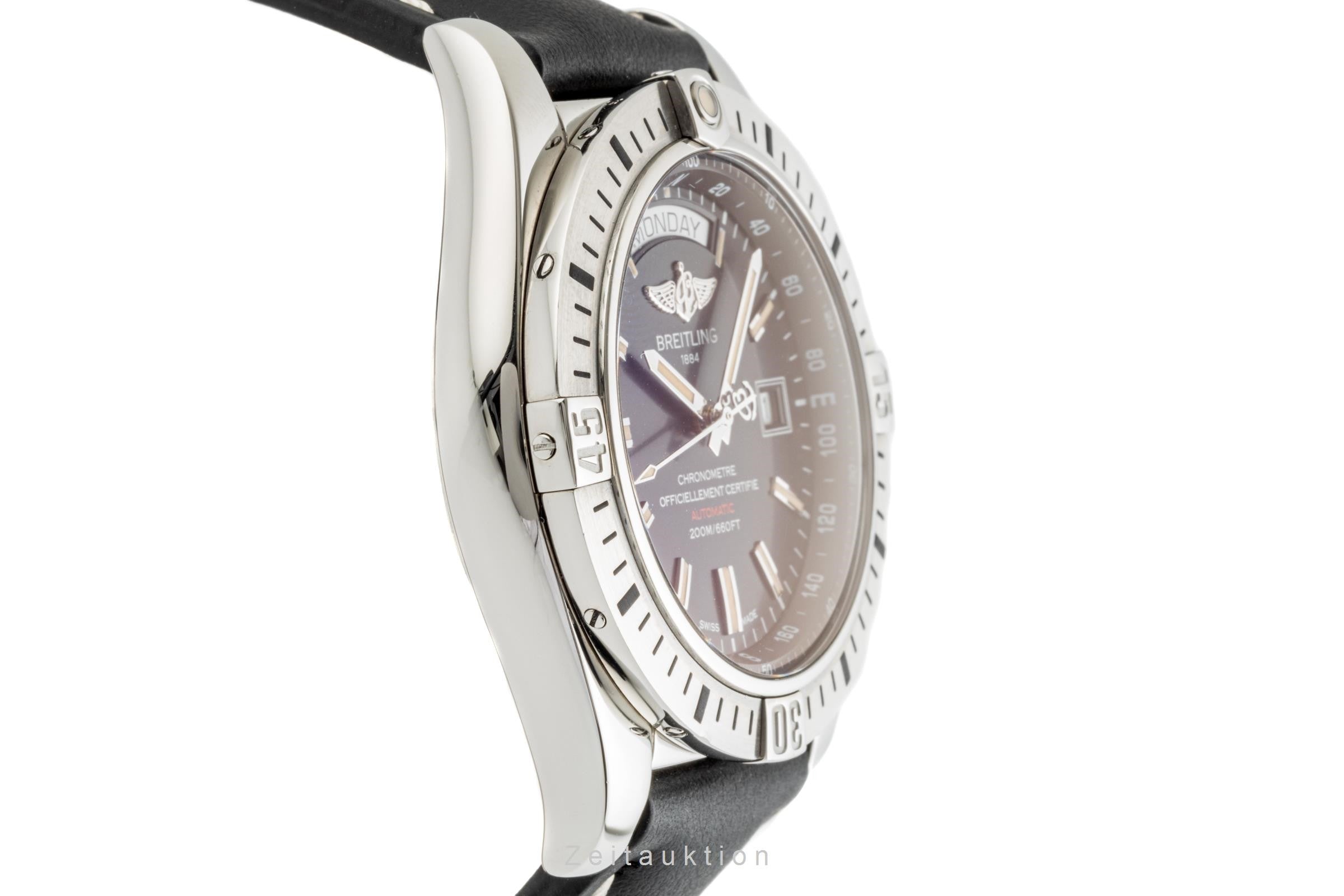 Breitling Galactic 44 Automatik Day-Date Edelstahl Herrenuhr Ref. A45320 [2302476]