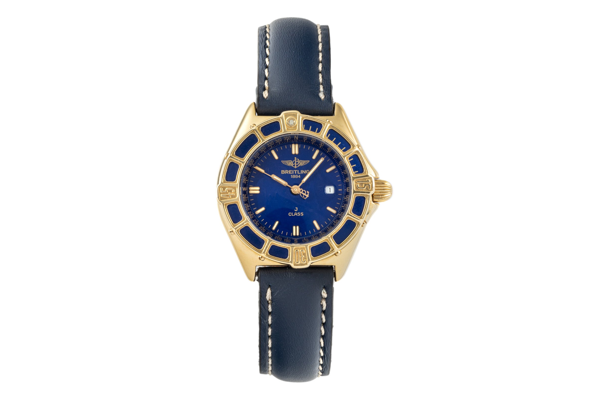 Breitling J-Class or 18 ct quartz montre pour femmes K52063  [2302479]