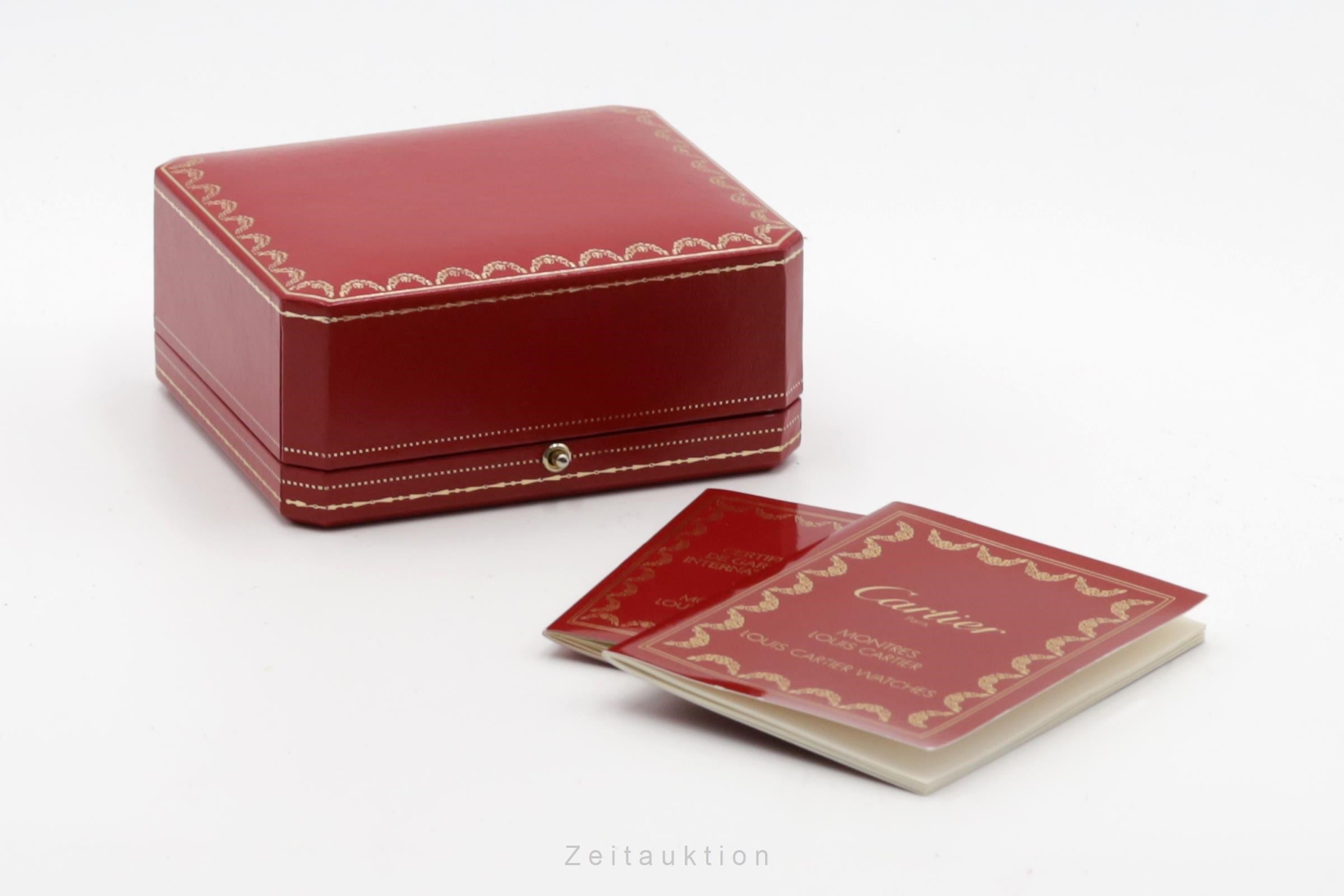 Cartier Tank 18k (0,750) Gold Handaufzug Damenuhr Ref. 1433 B&P VP: 12500,- € [2302494]