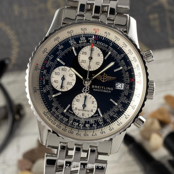 Breitling Navitimer chronograph steel automatic men's watch A13322 LP: 9050EUR  [2302552]