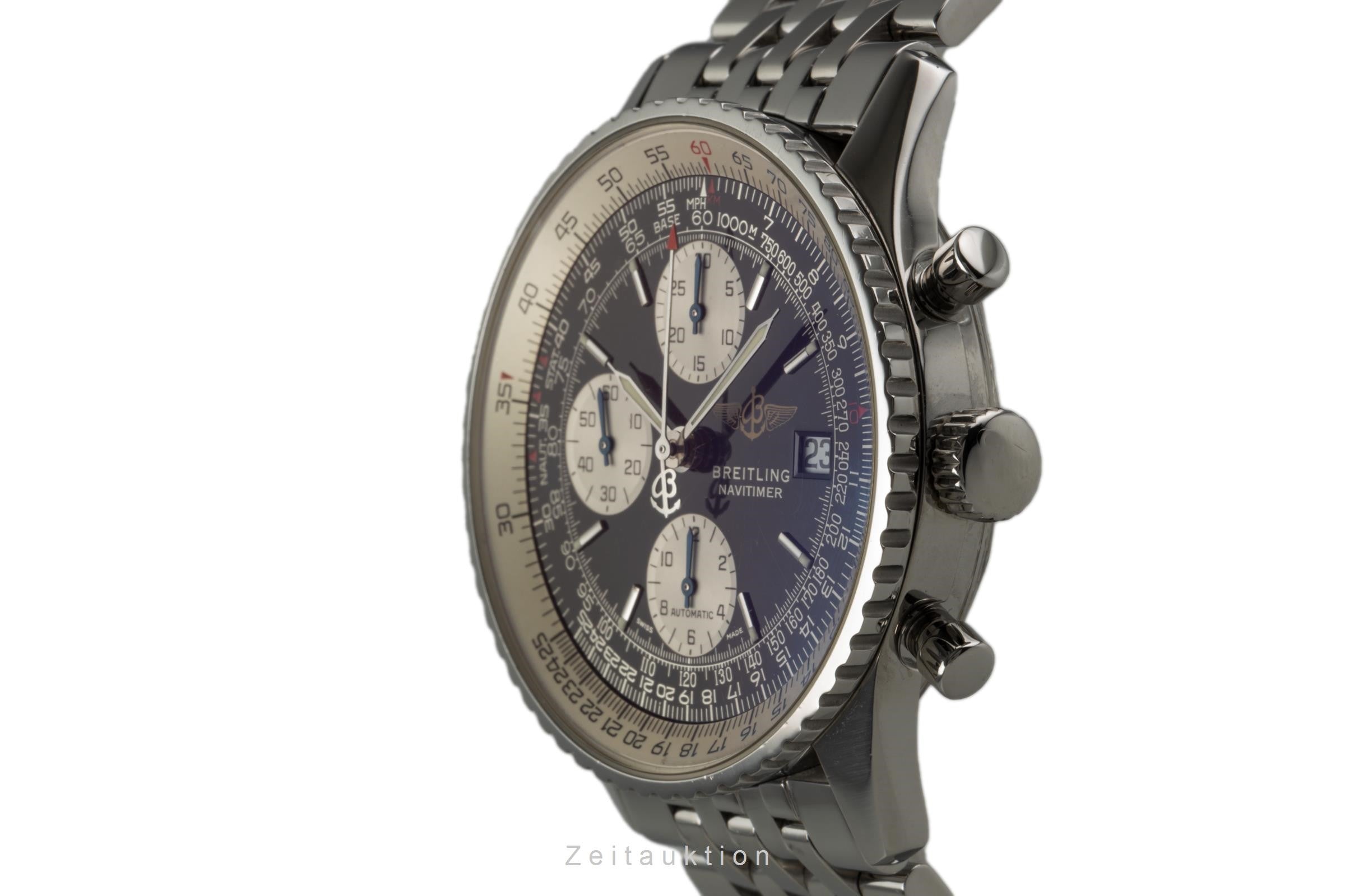 Breitling Navitimer chronograph steel automatic men's watch A13322 LP: 9050EUR  [2302552]