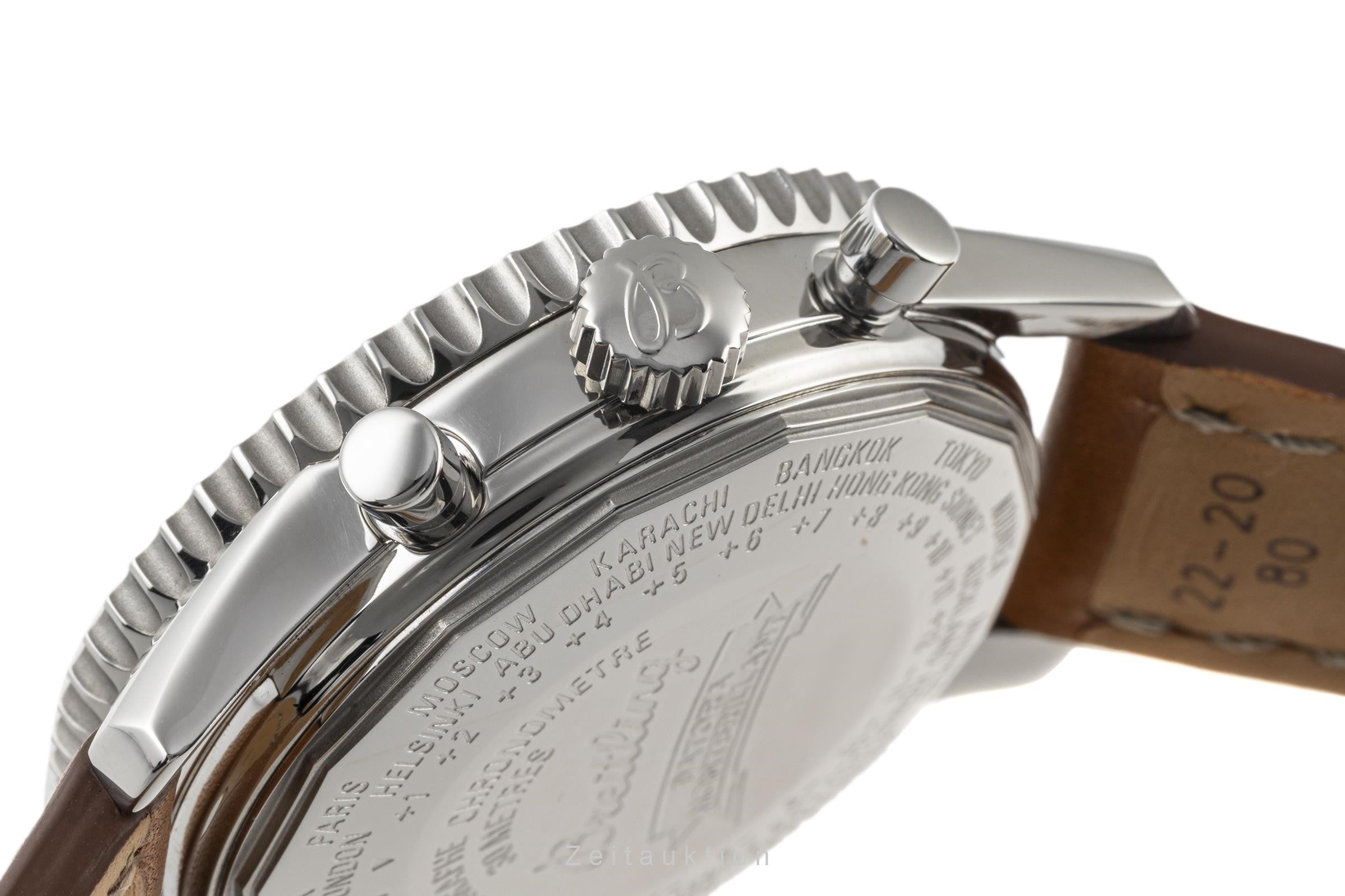 Breitling Montbrillant Datora  chronograph steel automatic men's watch A21330  [2302555]