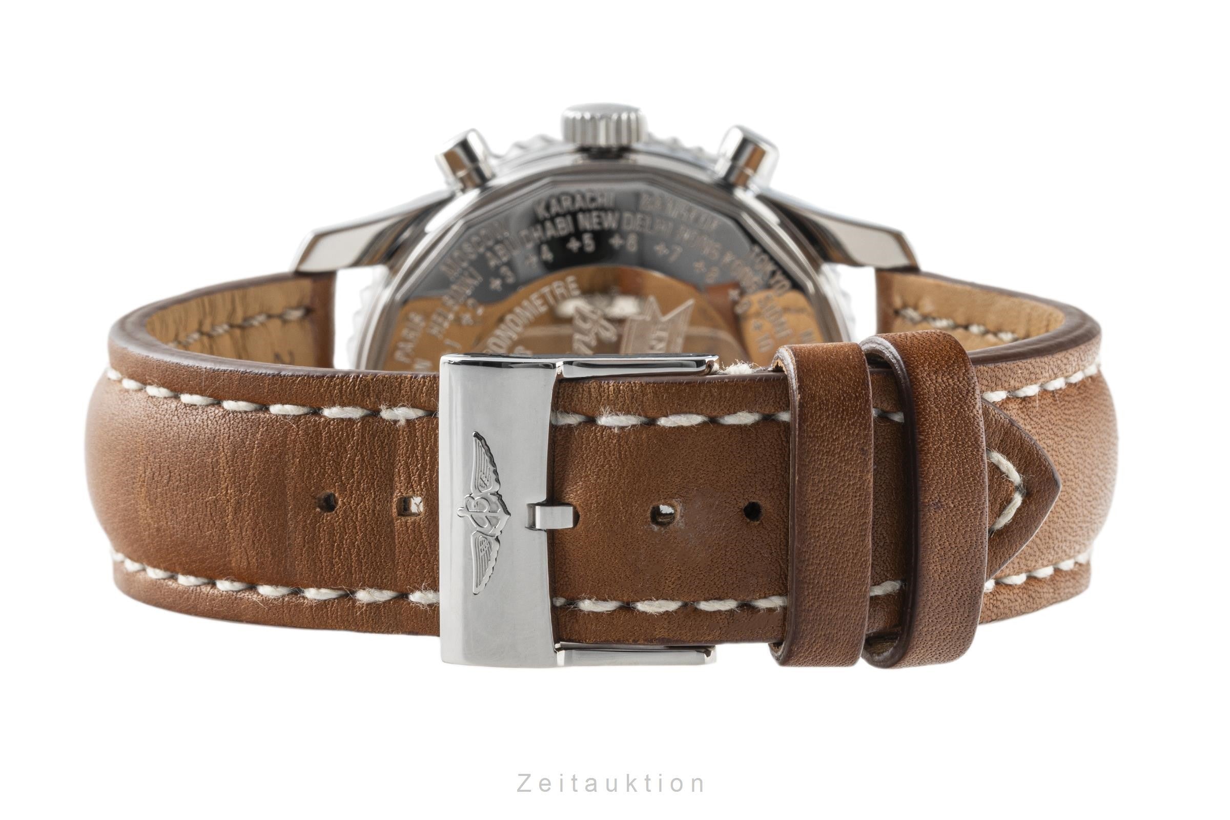 Breitling Montbrillant Datora  chronograph steel automatic men's watch A21330  [2302555]