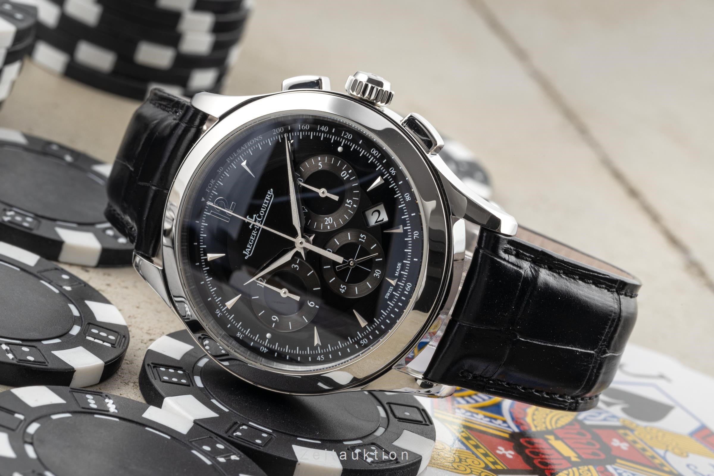 Jaeger LeCoultre Master Control chronographe acier automatique montre pour hommes Q1538470, 174.8.C1  [2302567]