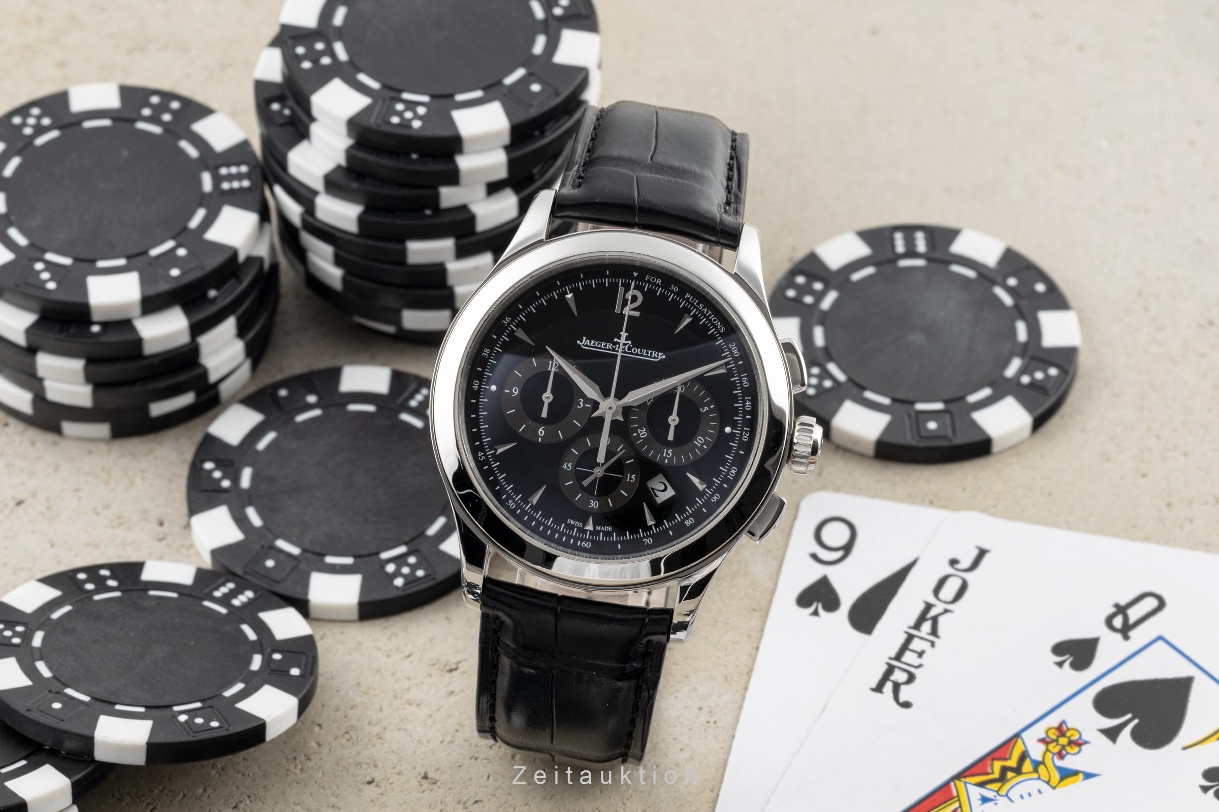 Jaeger LeCoultre Master Control chronographe acier automatique montre pour hommes Q1538470, 174.8.C1  [2302567]