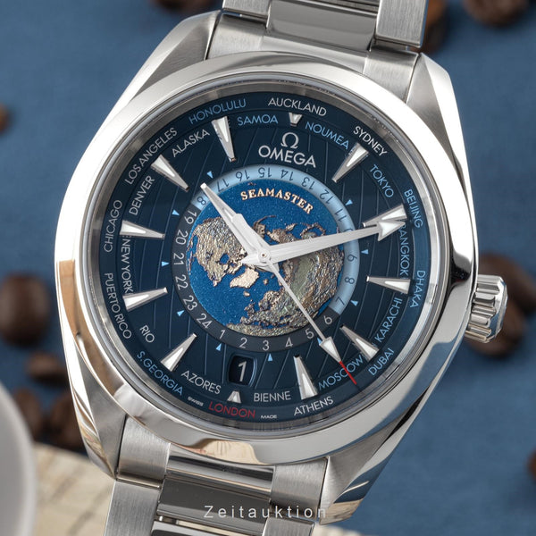 Omega Seamaster steel automatic men's watch 220.10.43.22.03.001 LP: 10600EUR  [2302595]