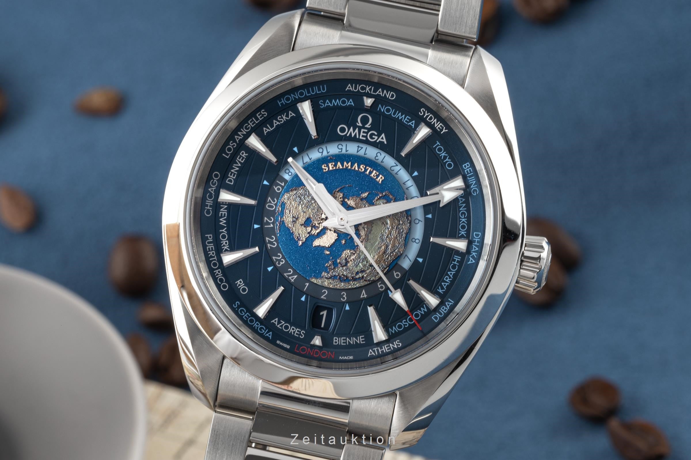 Omega Seamaster steel automatic men's watch 220.10.43.22.03.001 LP: 10600EUR  [2302595]