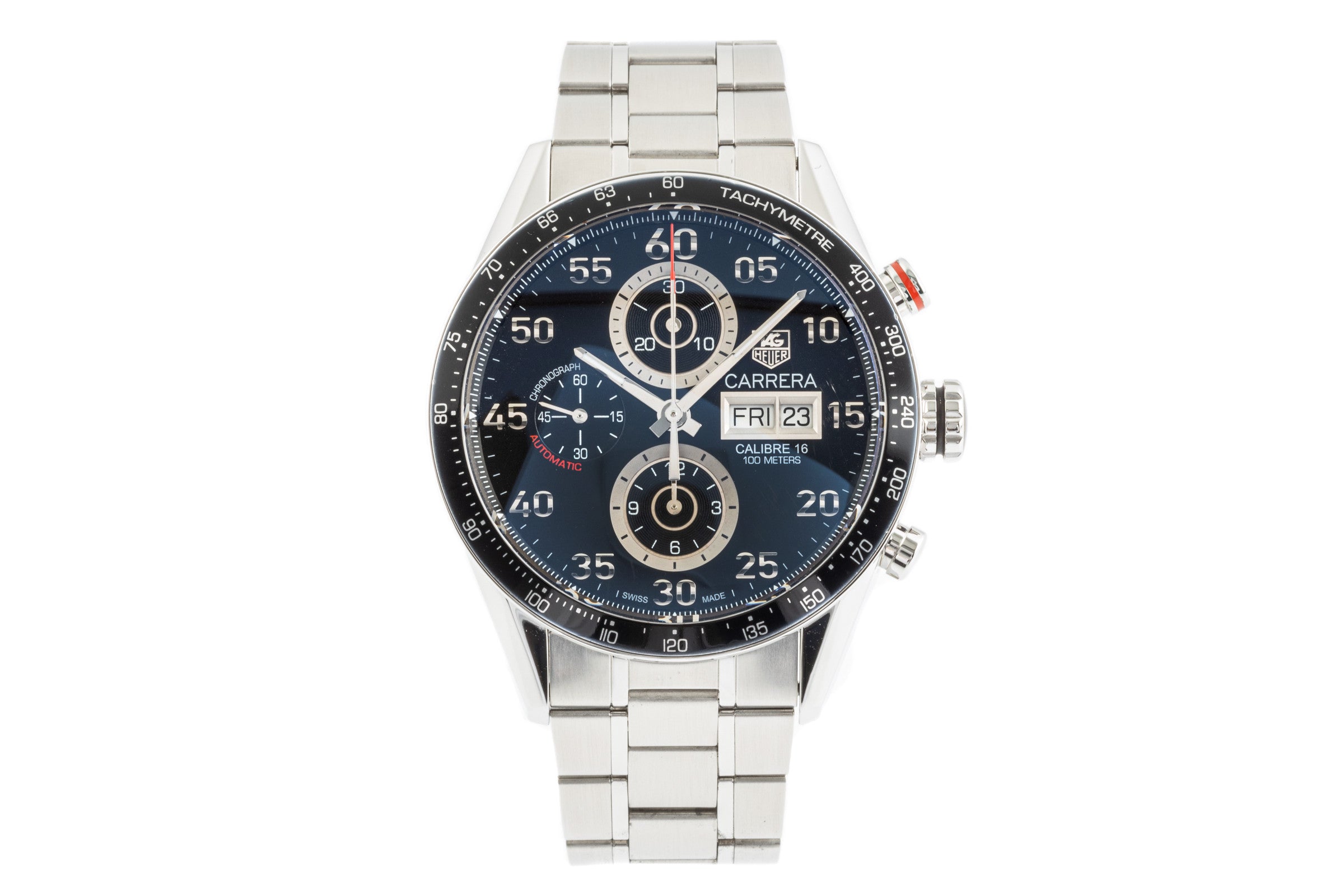 Tag Heuer Carrera chronograph steel automatic men's watch CV2A10 LP: 5150EUR  [2302619]