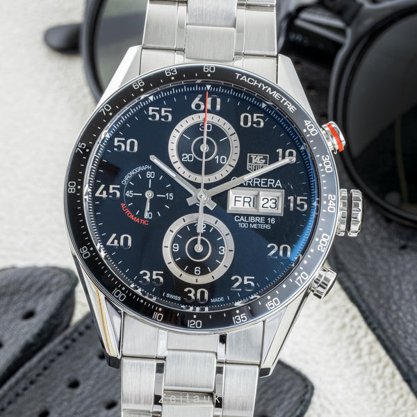 Tag Heuer Carrera chronograph steel automatic men's watch CV2A10 LP: 5150EUR  [2302619]