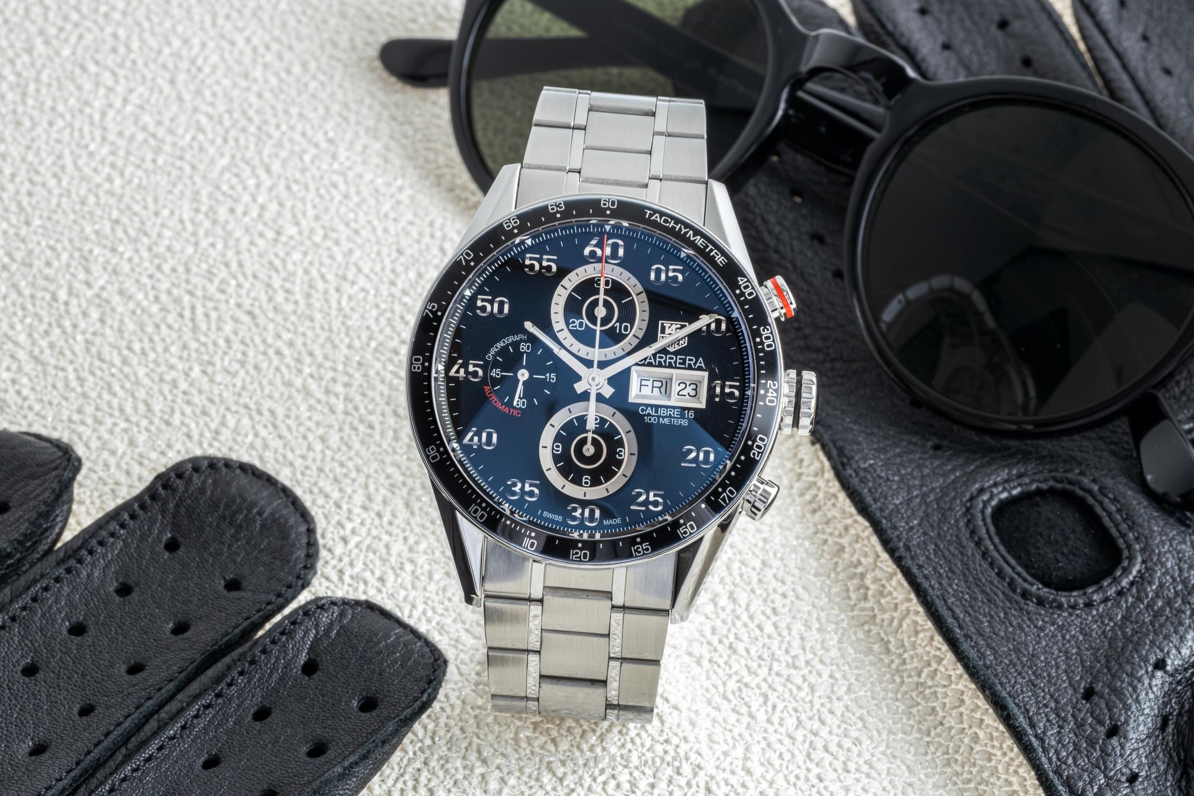 Tag Heuer Carrera chronograph steel automatic men's watch CV2A10 LP: 5150EUR  [2302619]