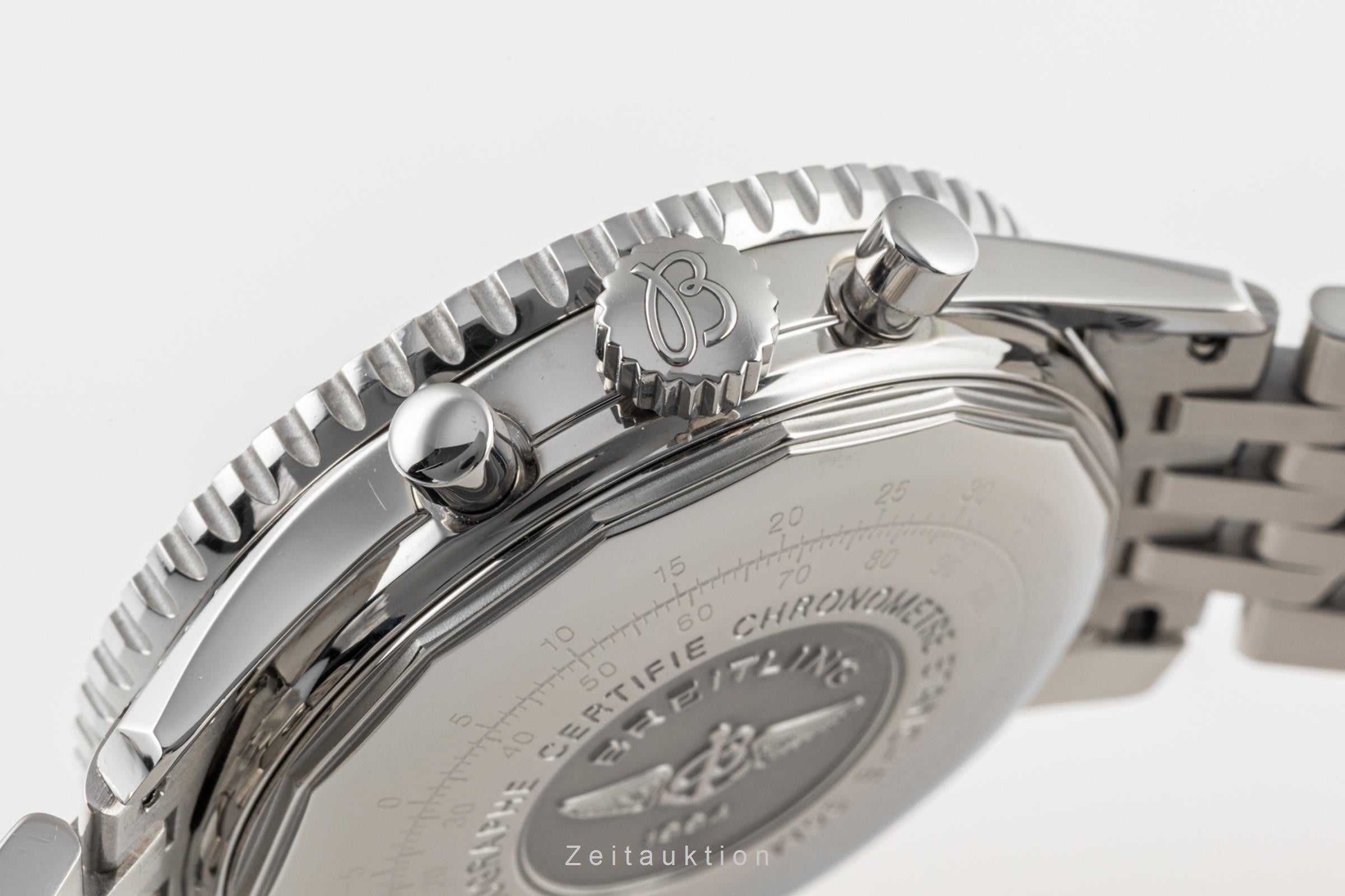 Breitling Navitimer Cosmonaute chronographe acier à remontage manuel montre pour hommes A12322 LP: 8750EUR  [2302620]