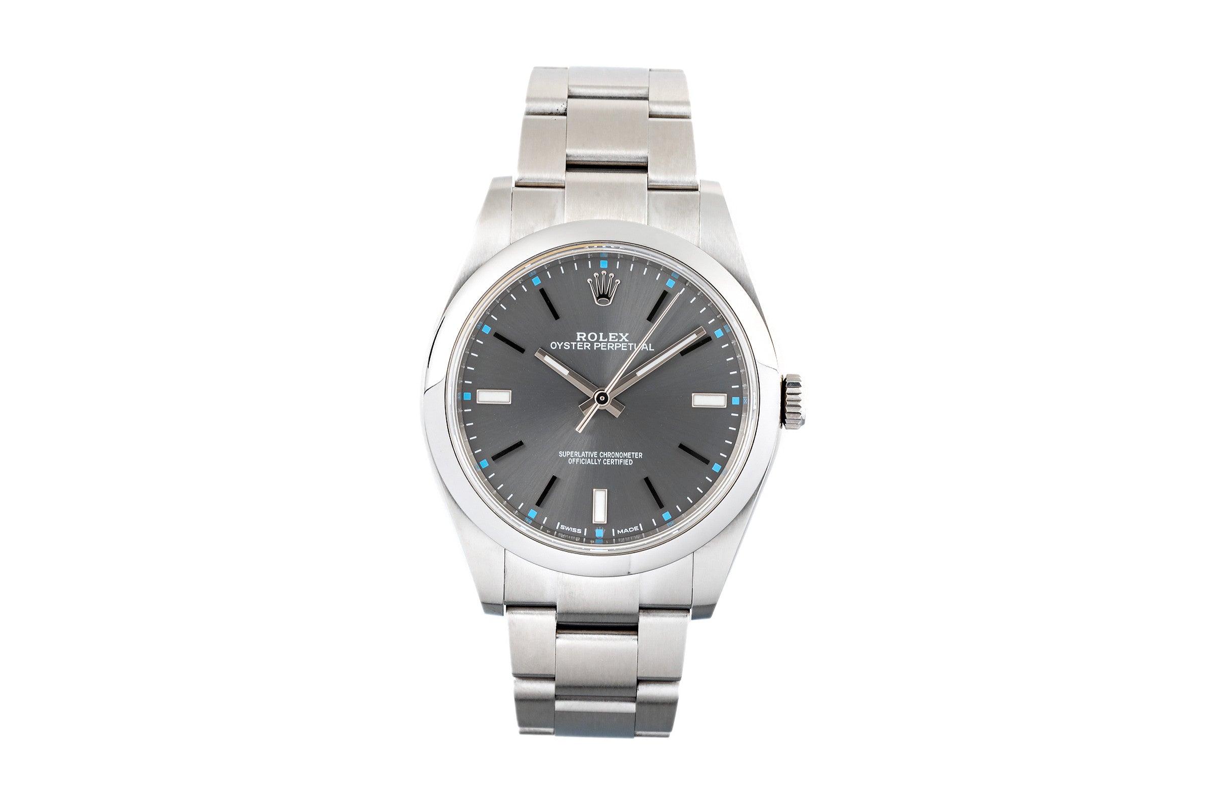 Rolex Oyster Perpetual acero automático reloj para caballeros 114300  [2302625]