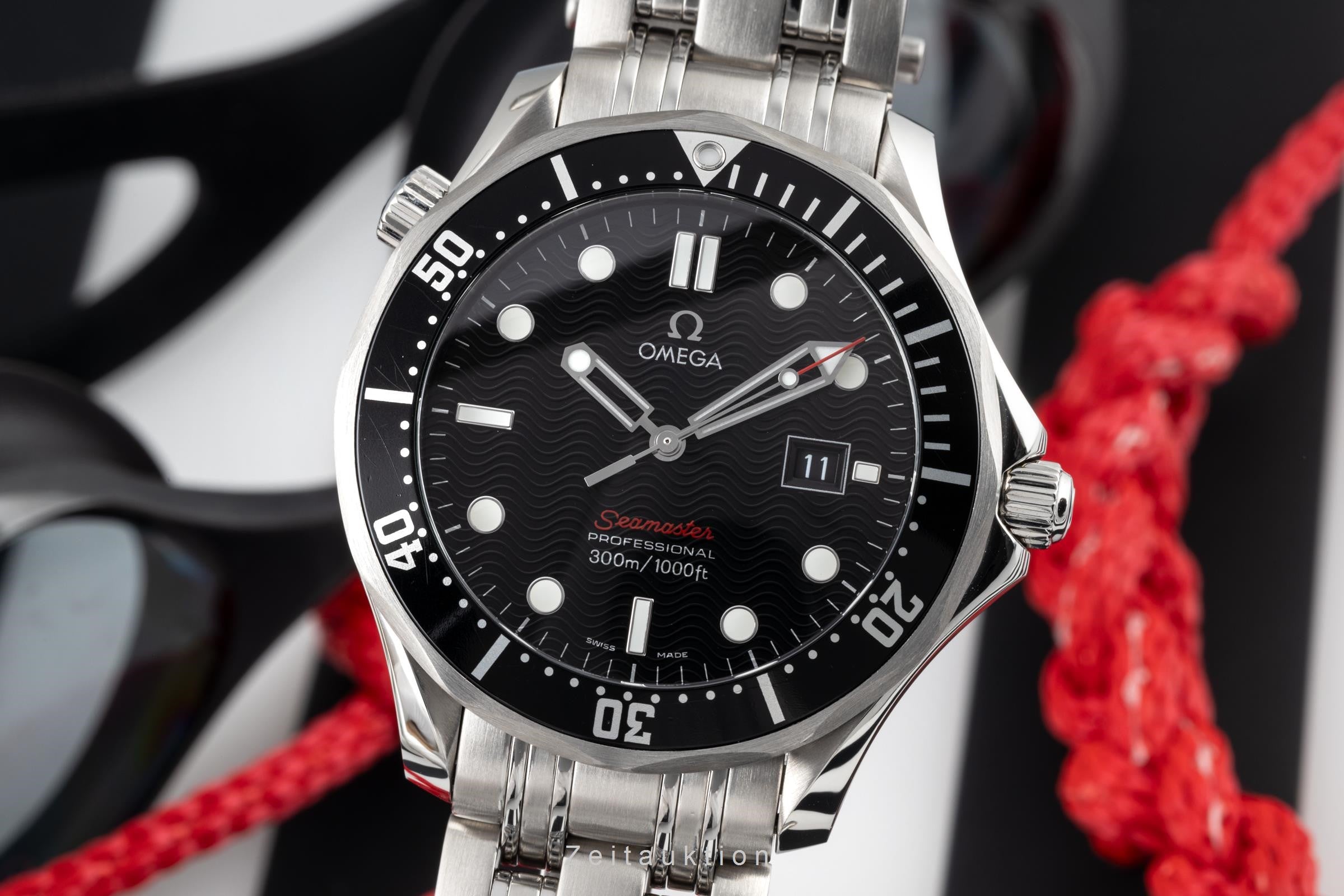 Omega Seamaster steel quartz men's watch 212.30.41.61.01.001  [2302636]