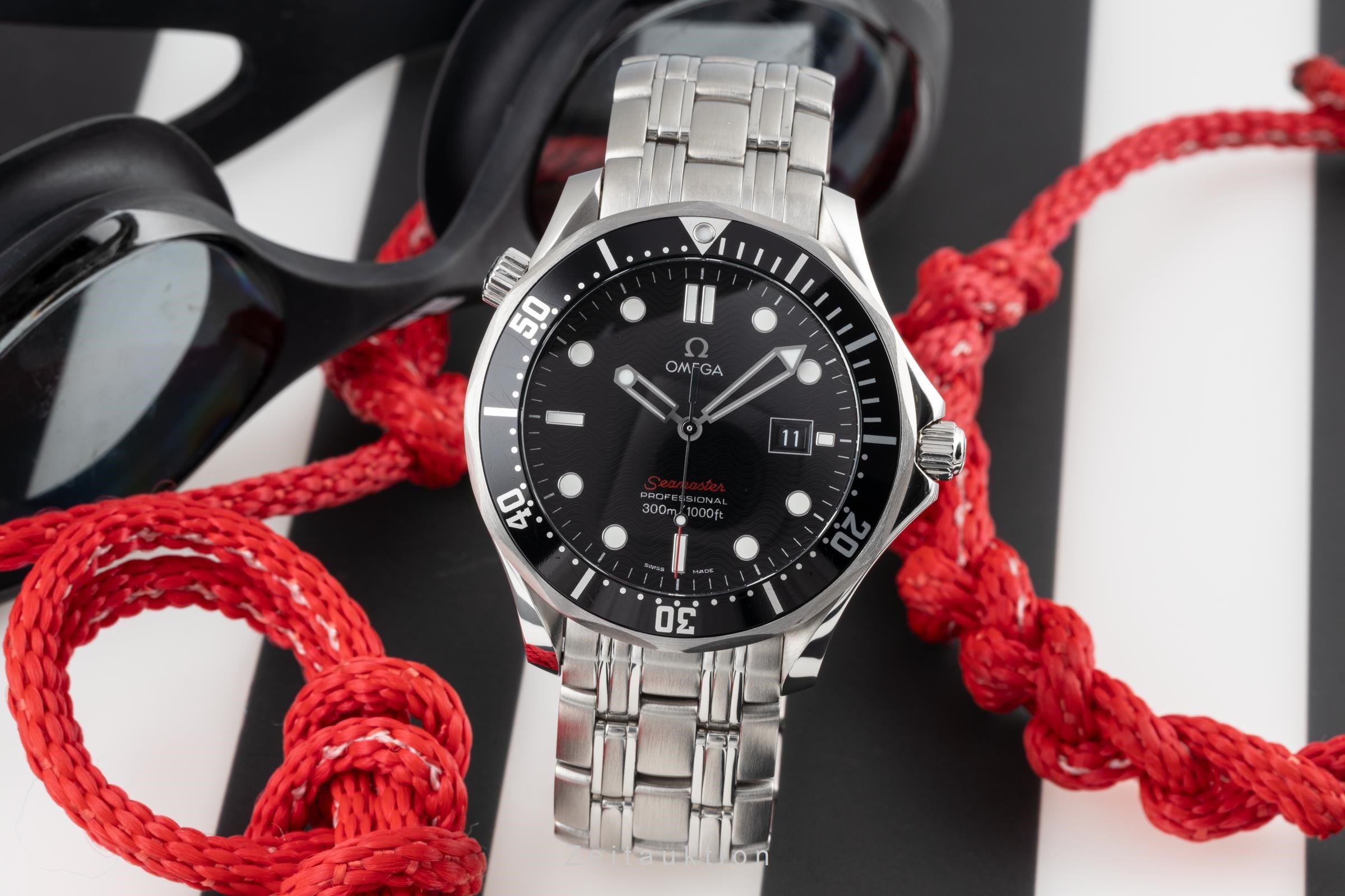 Omega Seamaster acier quartz montre pour hommes 212.30.41.61.01.001  [2302636]