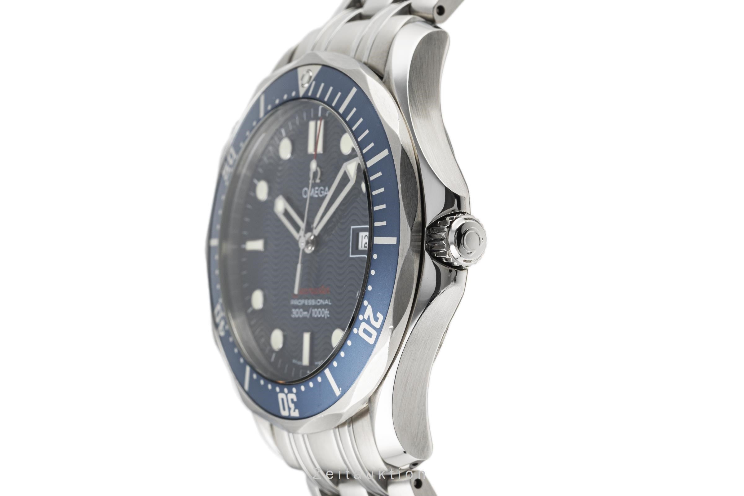 Omega Seamaster steel quartz men's watch 2221.80.00, 196.1504  [2302638]