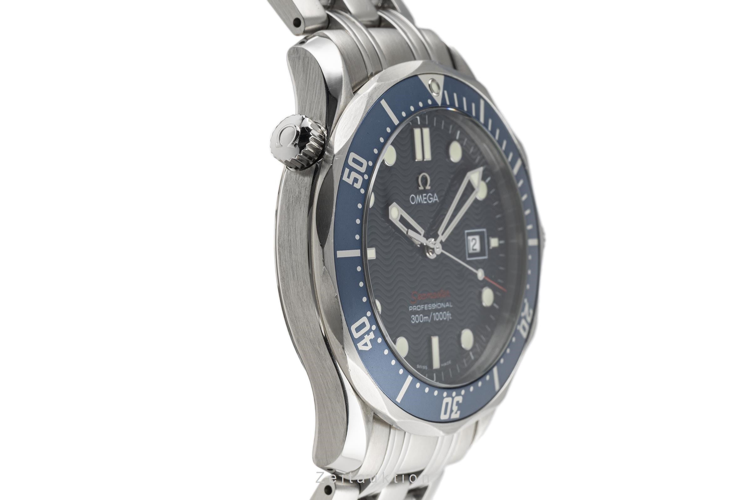 Omega Seamaster steel quartz men's watch 2221.80.00, 196.1504  [2302638]