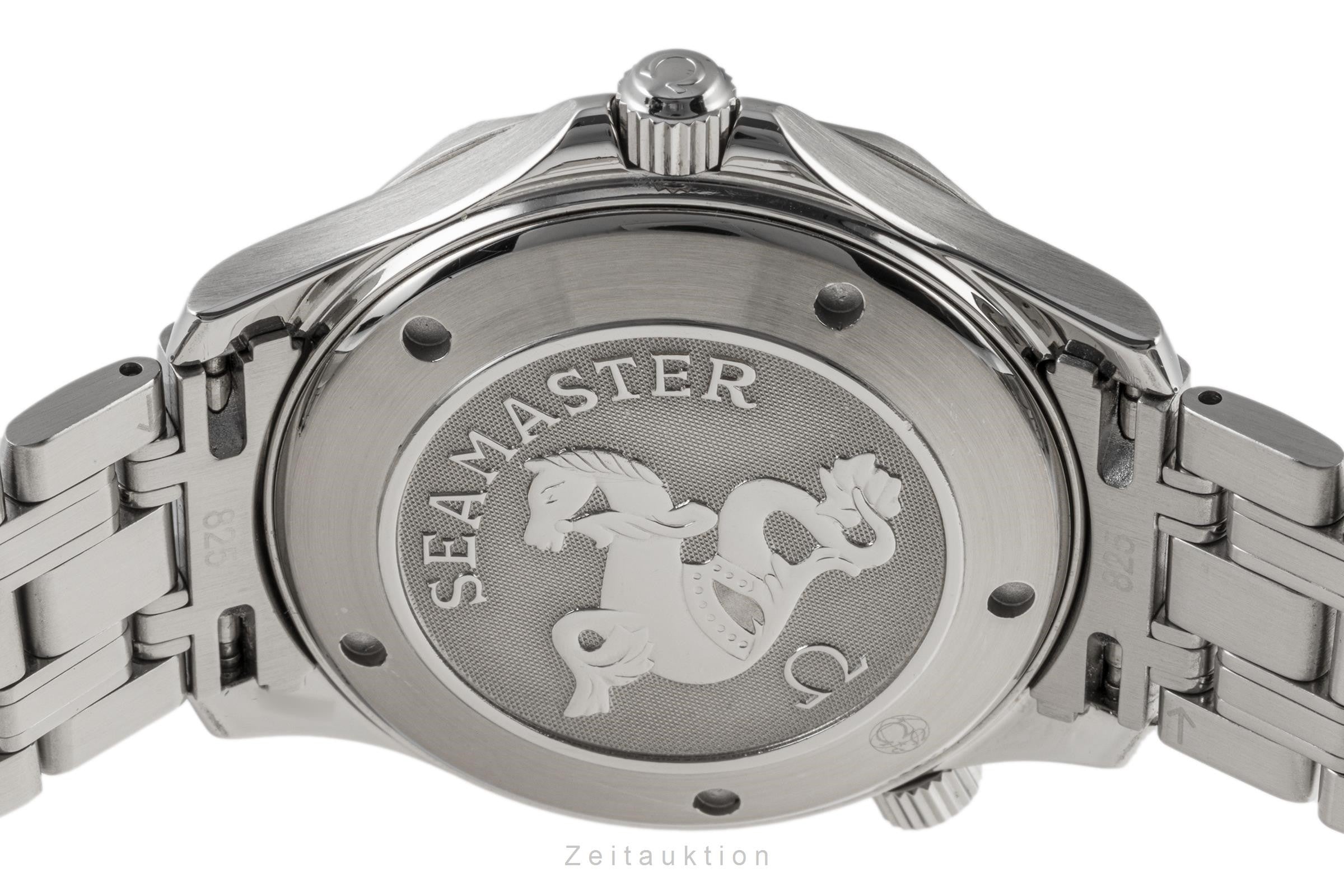 Omega Seamaster steel quartz men's watch 2221.80.00, 196.1504  [2302638]