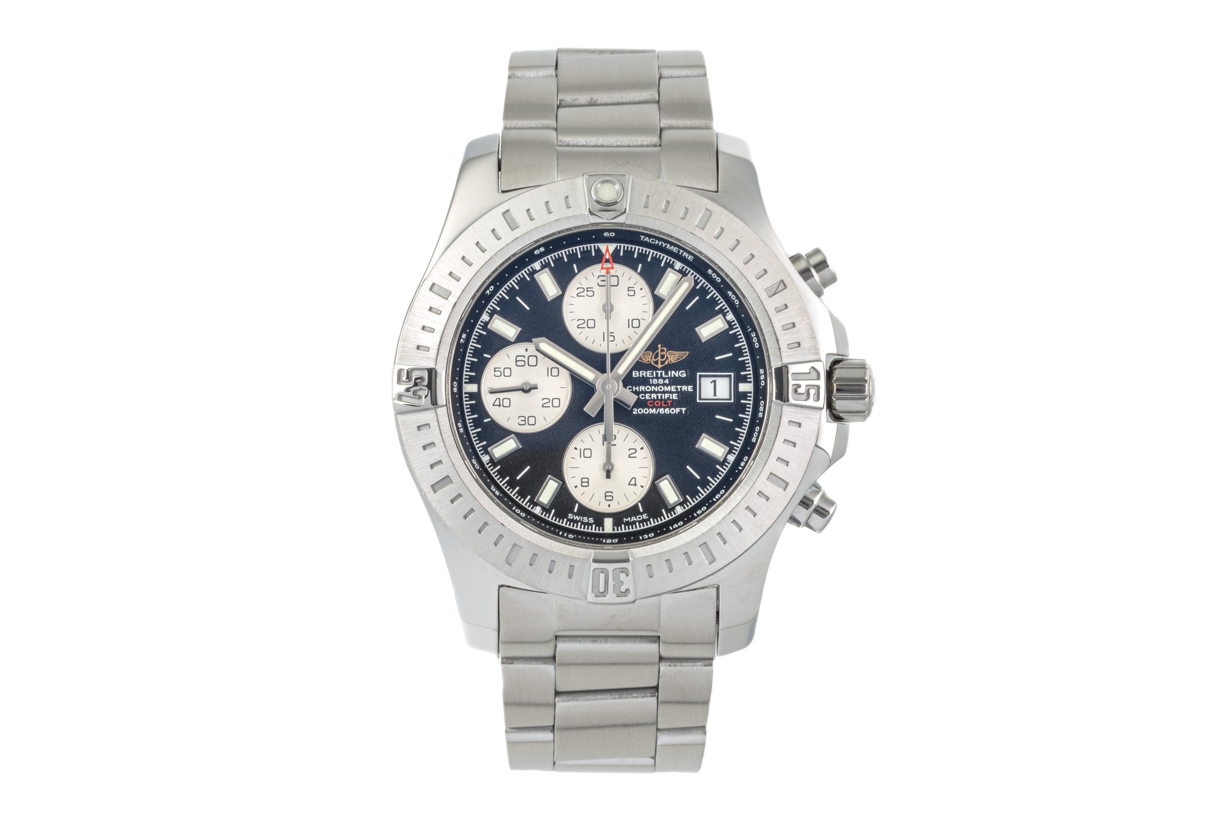 Breitling Colt Chronograph  chronographe acier automatique montre pour hommes A1338811, BD83  [2302650]