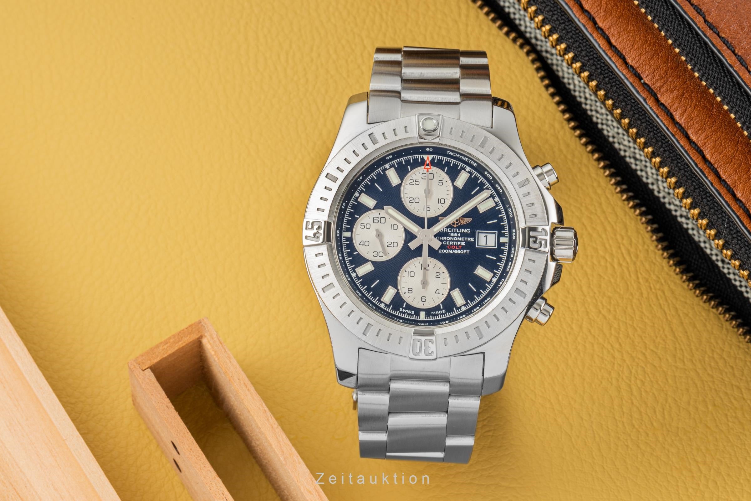 Breitling Colt Chronograph steel automatic Kal. B13 Ref. A1338811