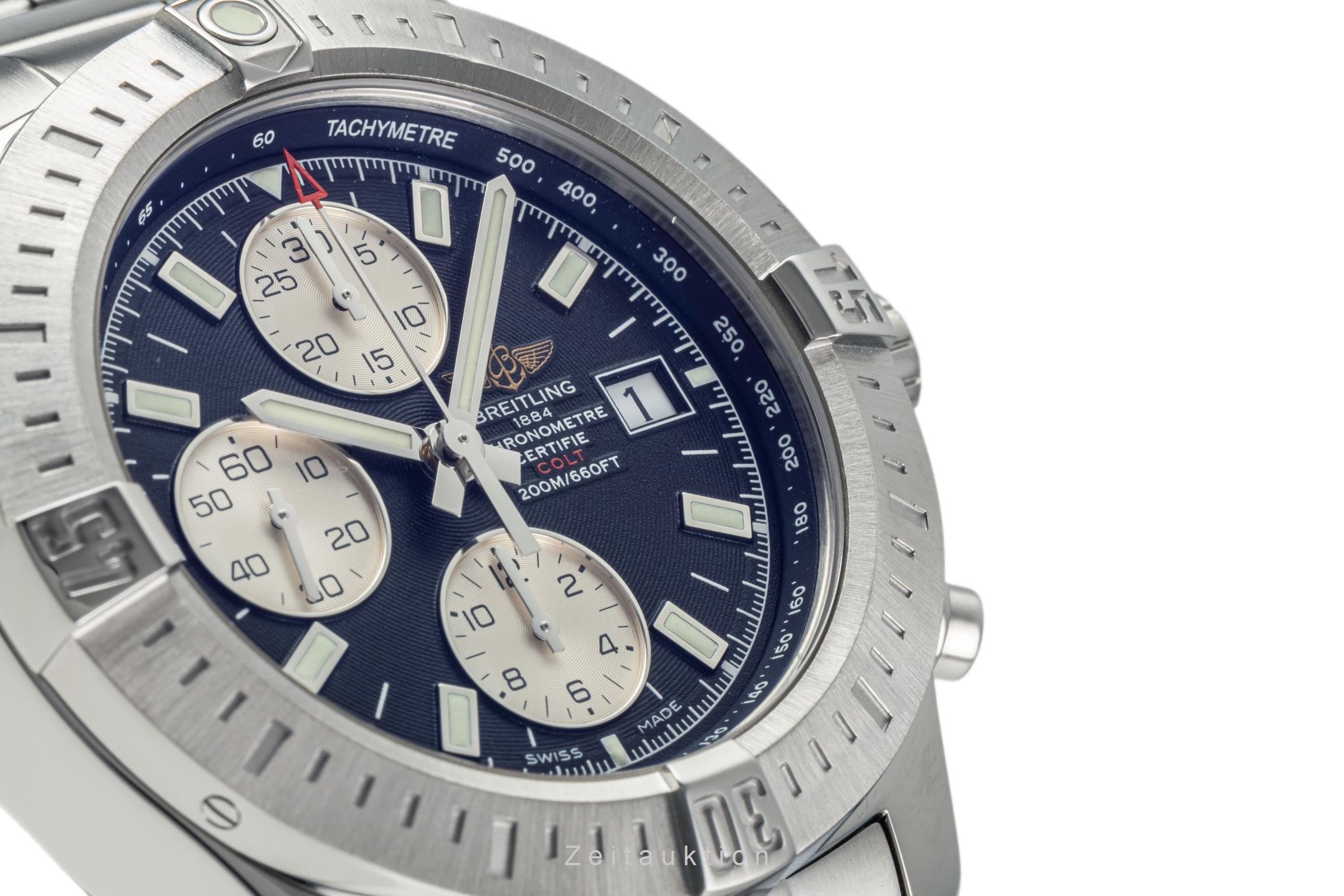 Breitling Colt Chronograph  chronographe acier automatique montre pour hommes A1338811, BD83  [2302650]