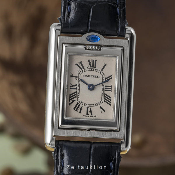 Cartier Tank Lady Basculante Edelstahl Wendegehäuse Ref. W1011158  Klassiker [2302660]